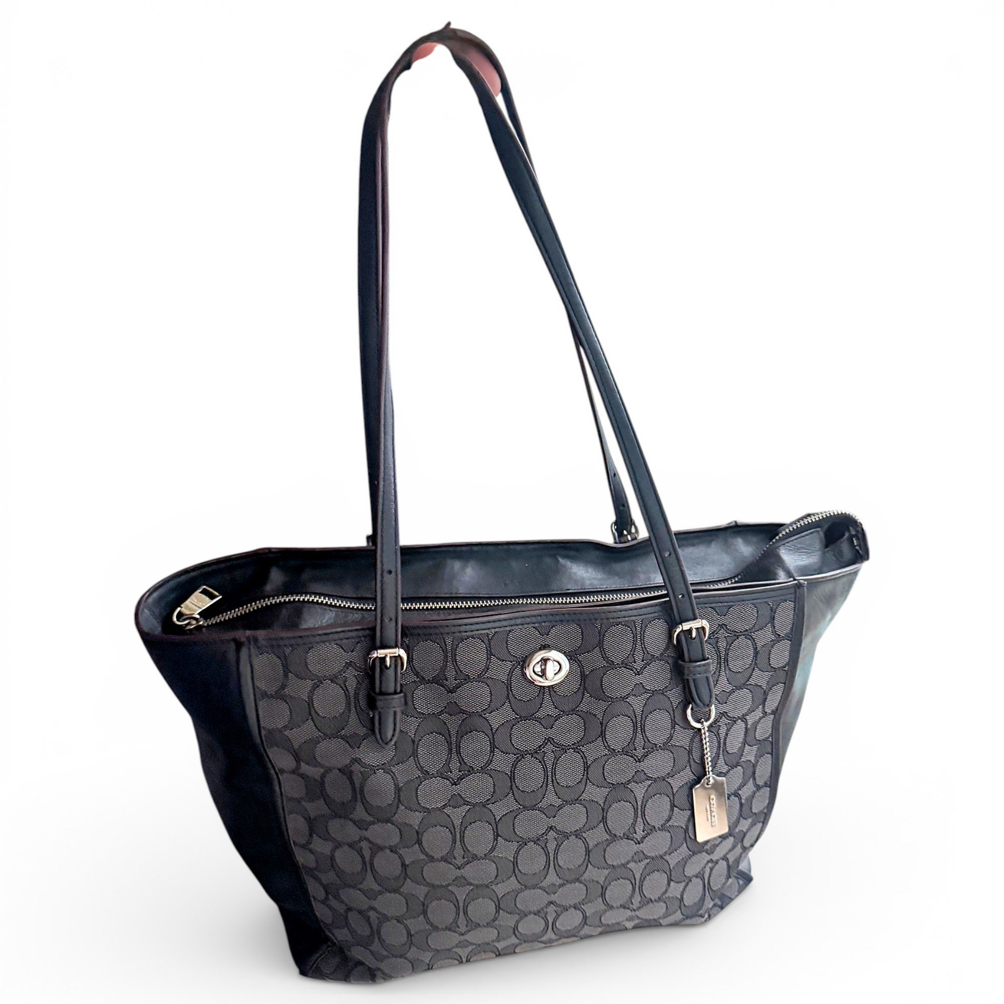 CITY ZIP TOTE cloth handbag