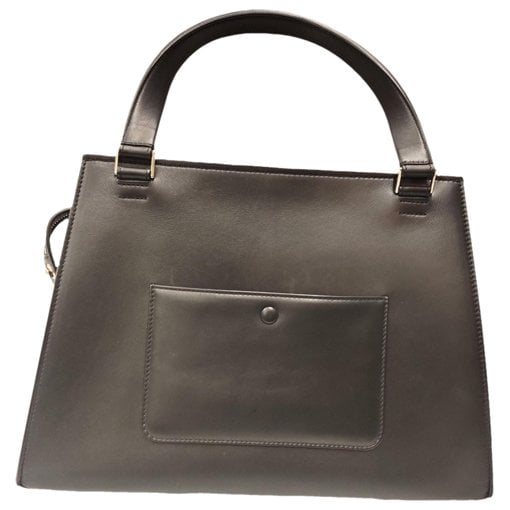 Edge leather handbag