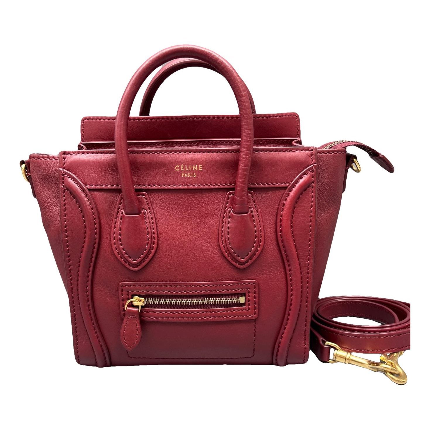 Nano Luggage leather handbag