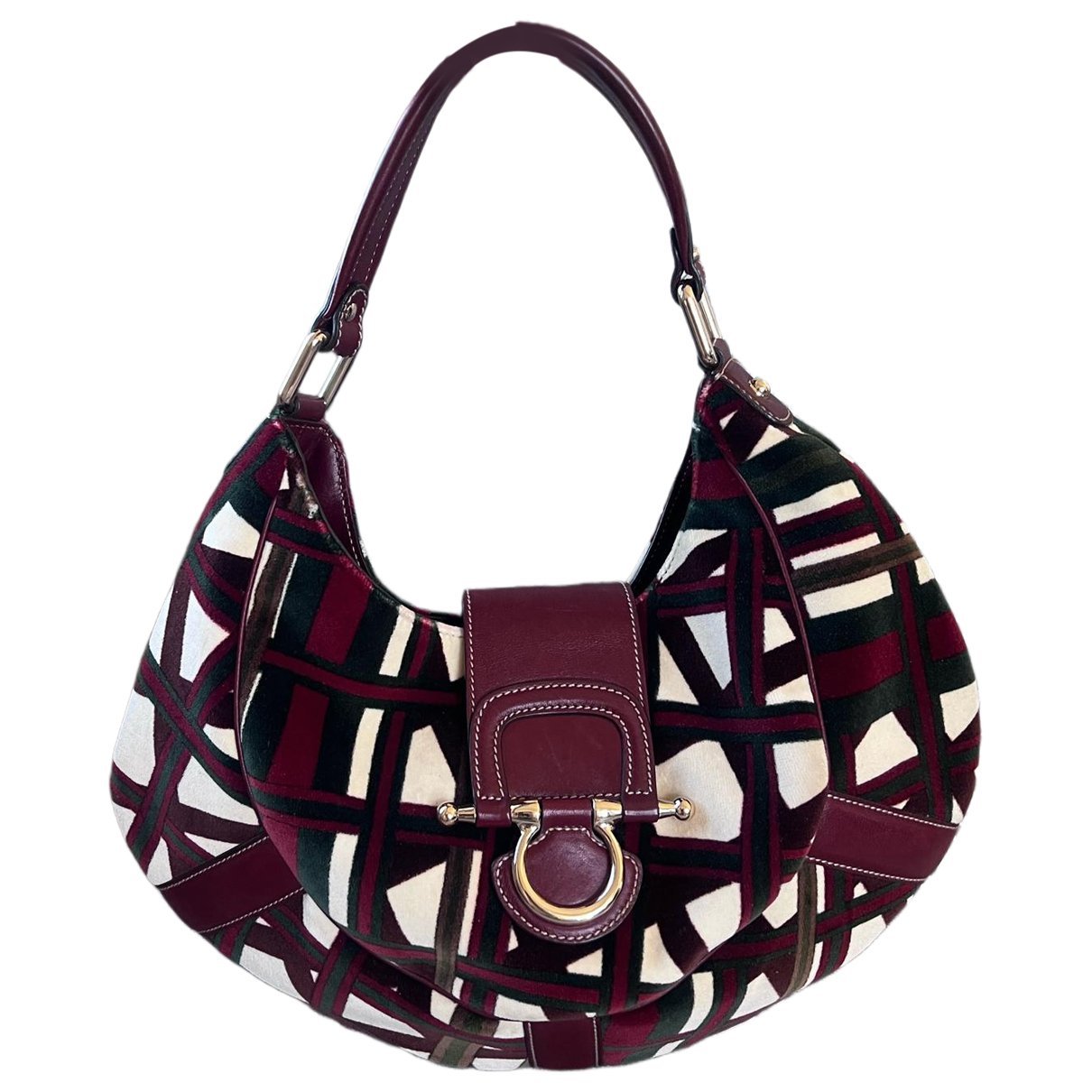 Amalfi velvet handbag