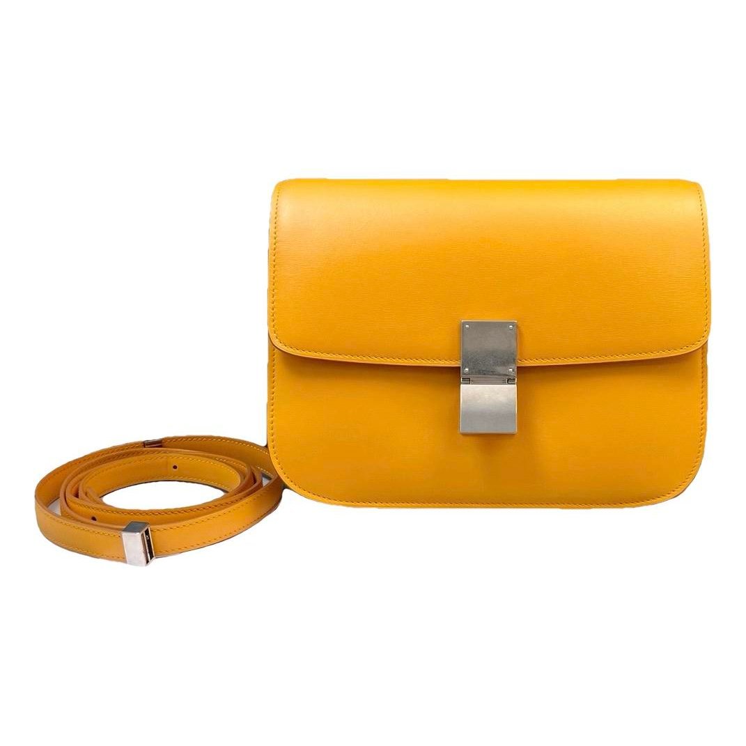 Classic leather crossbody bag