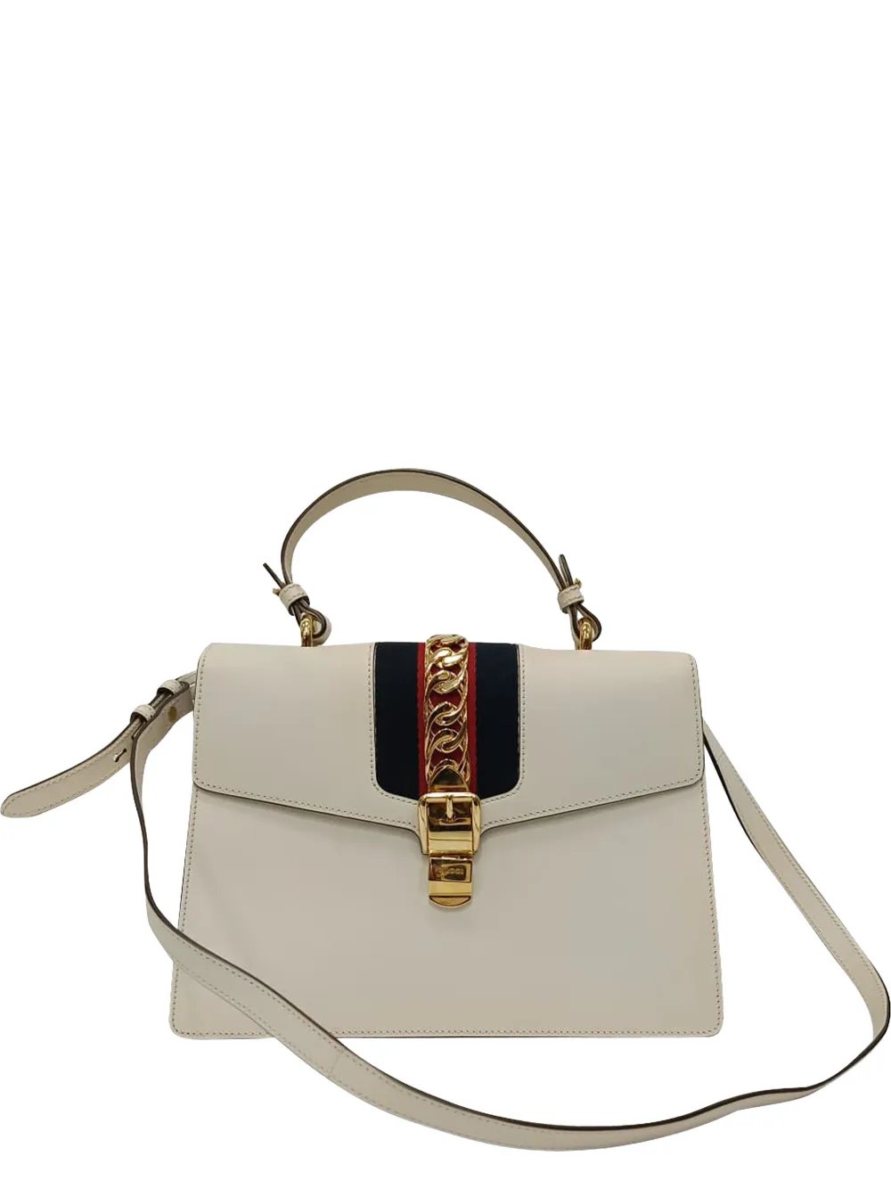 Sylvie Web stripe handbag