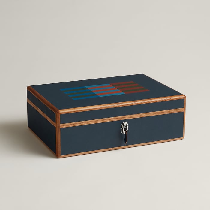 Bleu De Malte Amalthee Oxer Watch and Jewelry Box, Large Model