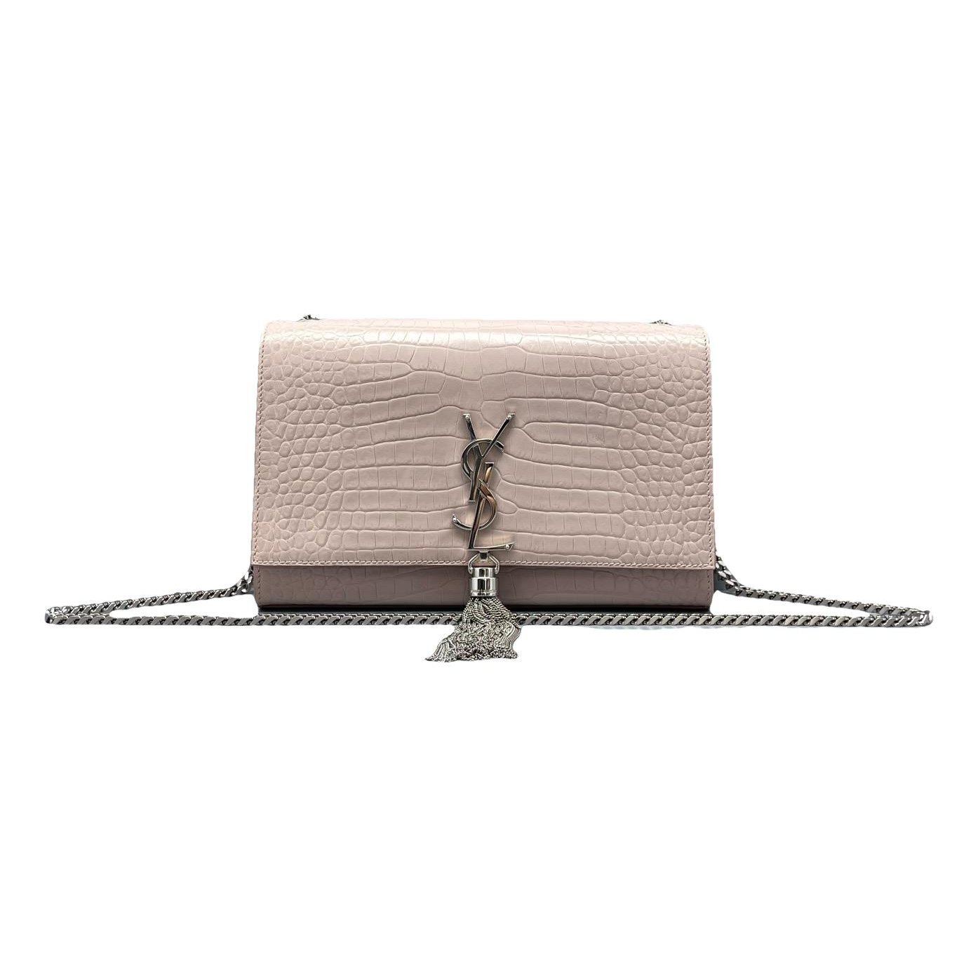 Pompom Kate leather handbag