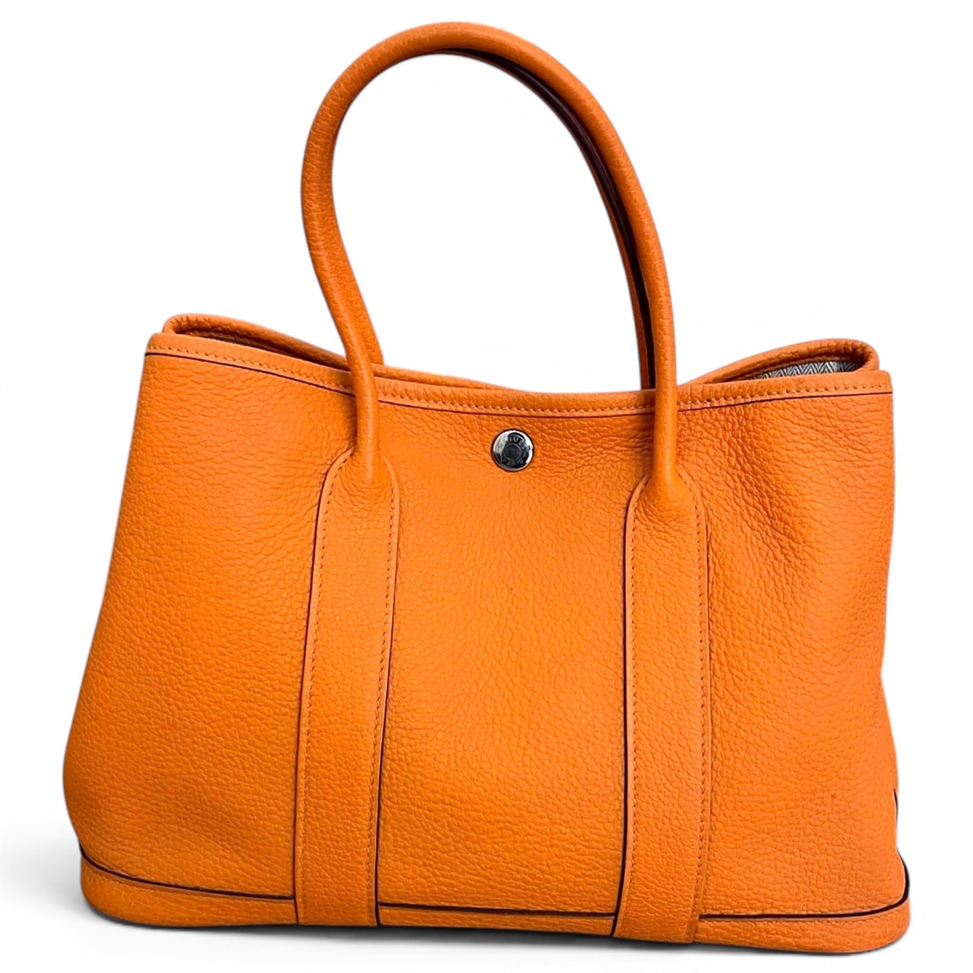 Garden Party leather handbag