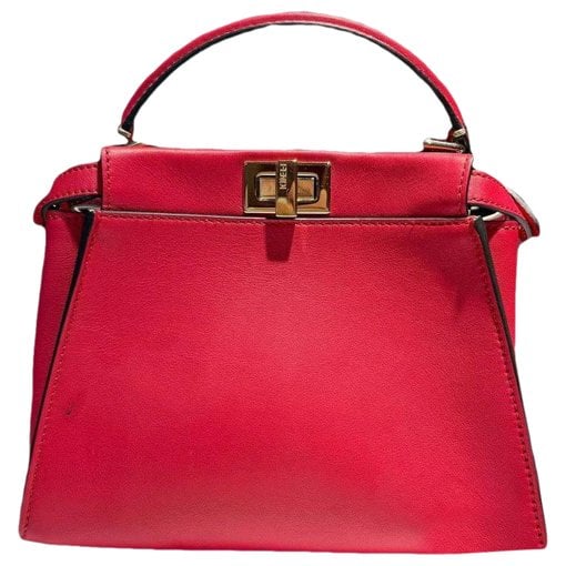 Peekaboo leather handbag