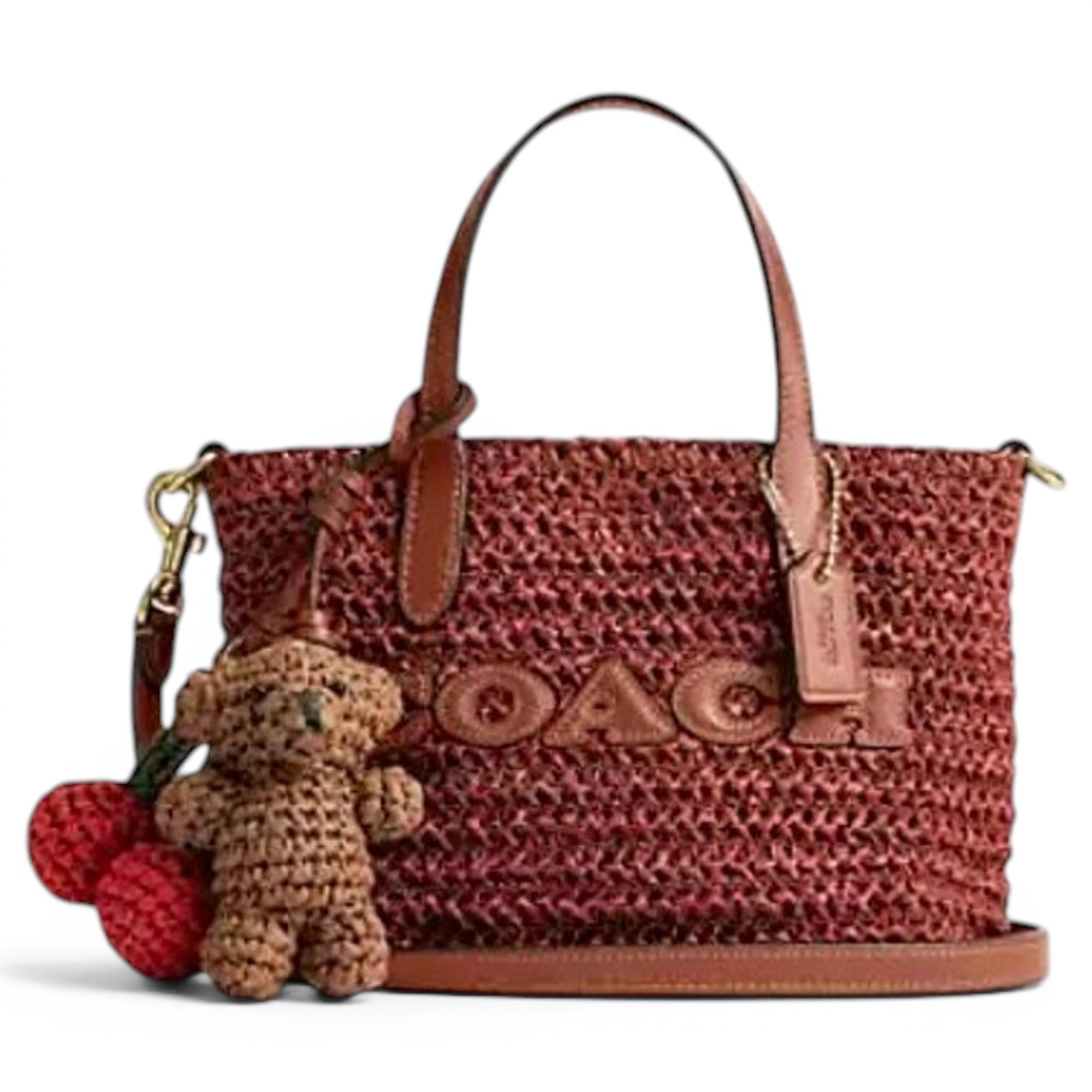 Linen crossbody bag
