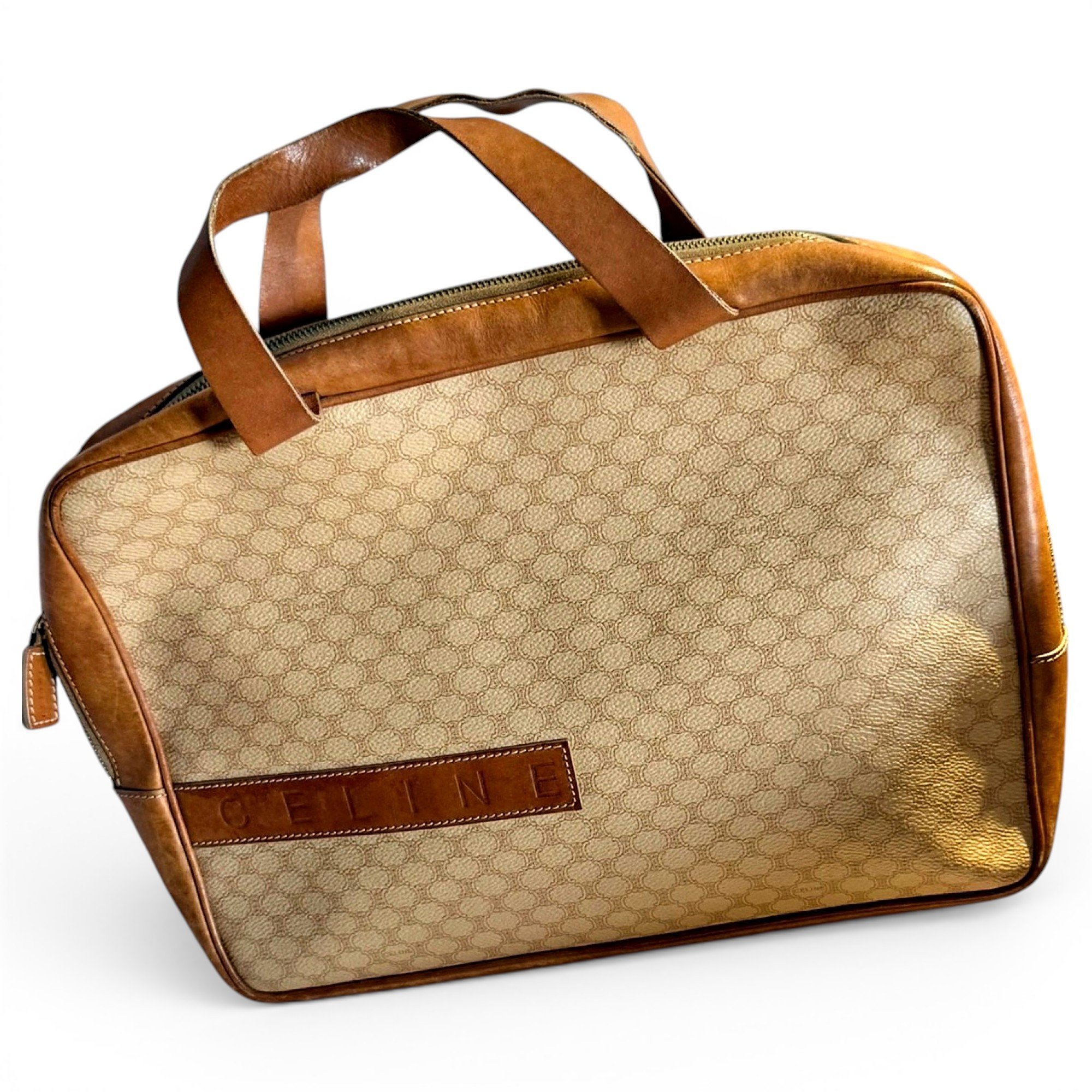 Leather tote