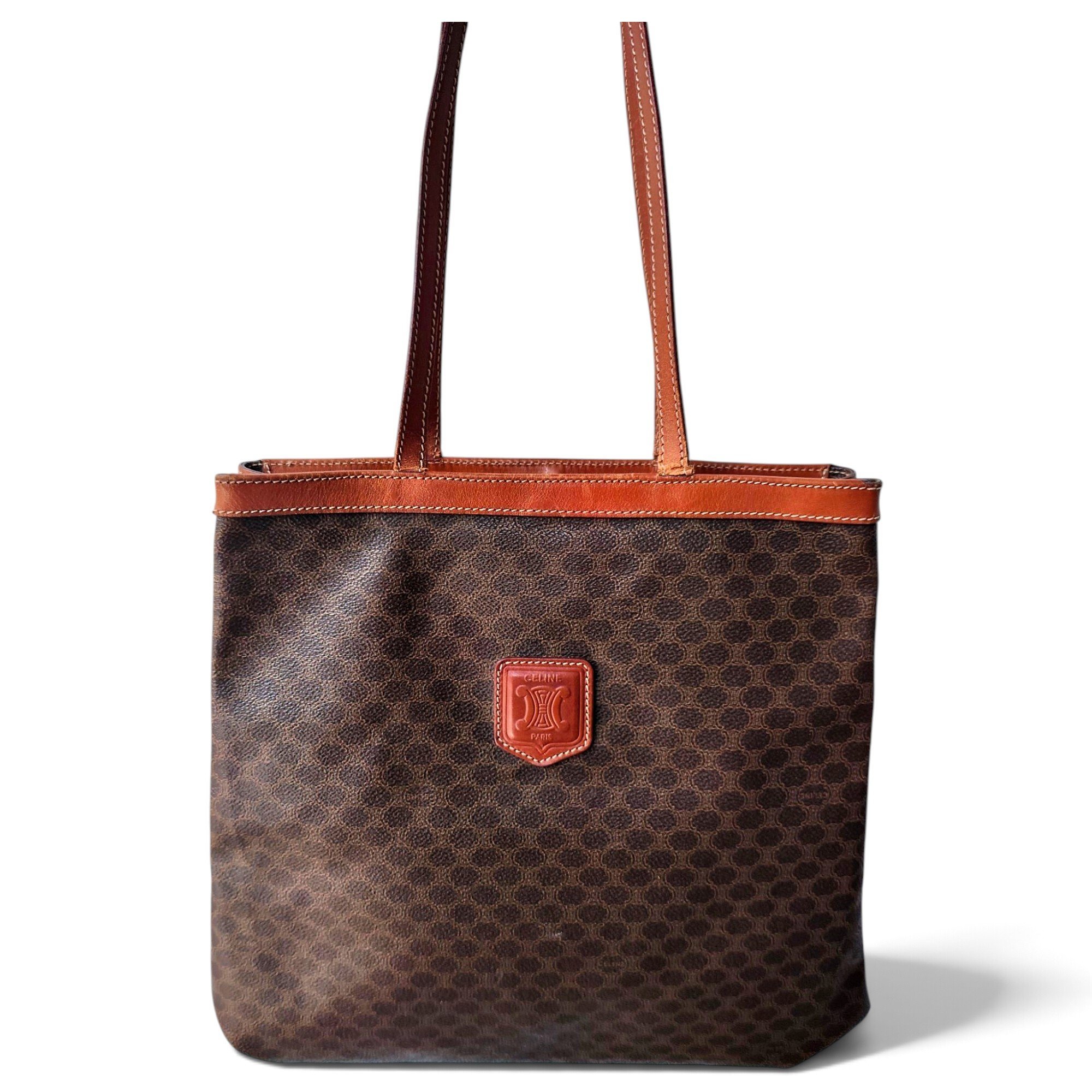 Leather tote