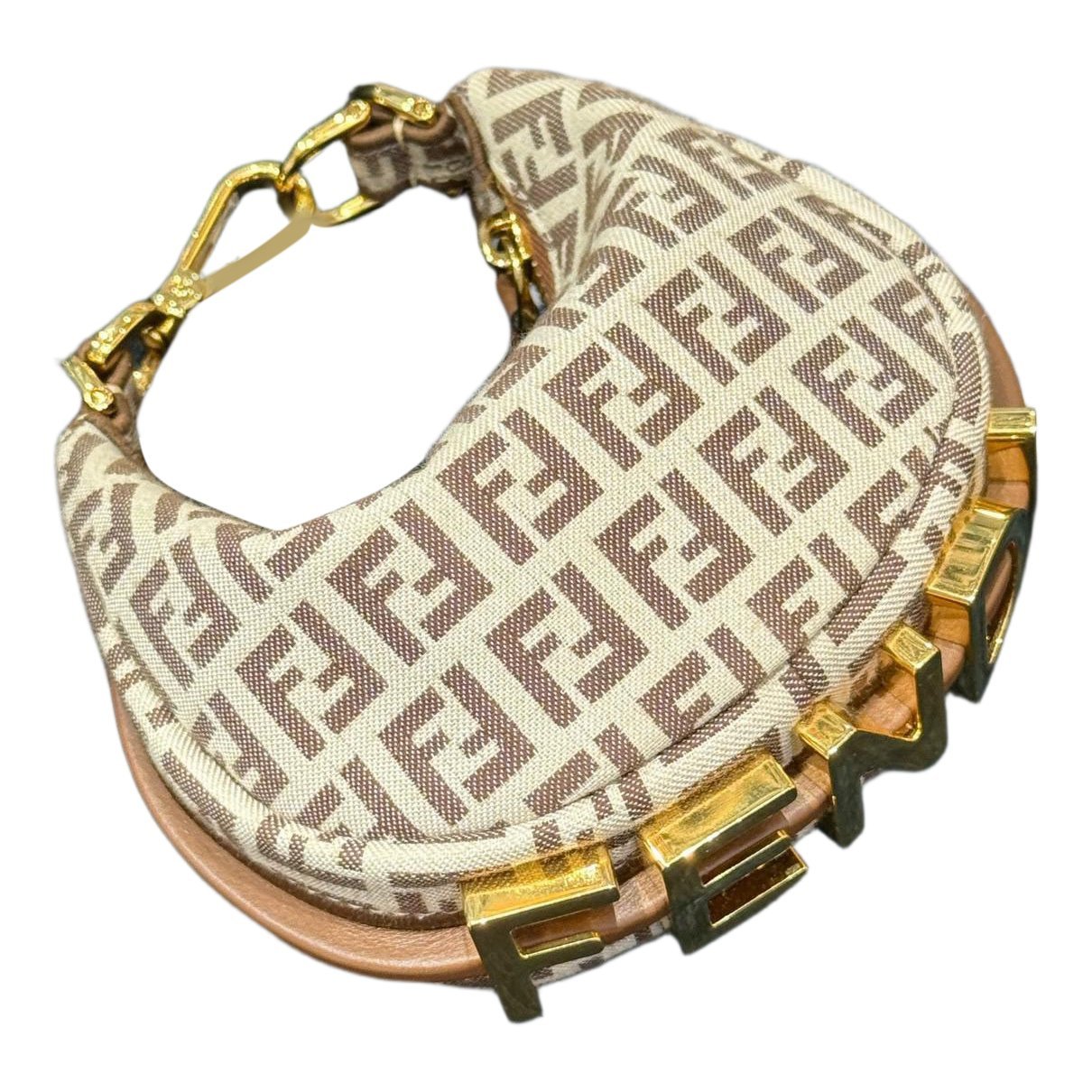 Fendigraphy cloth handbag