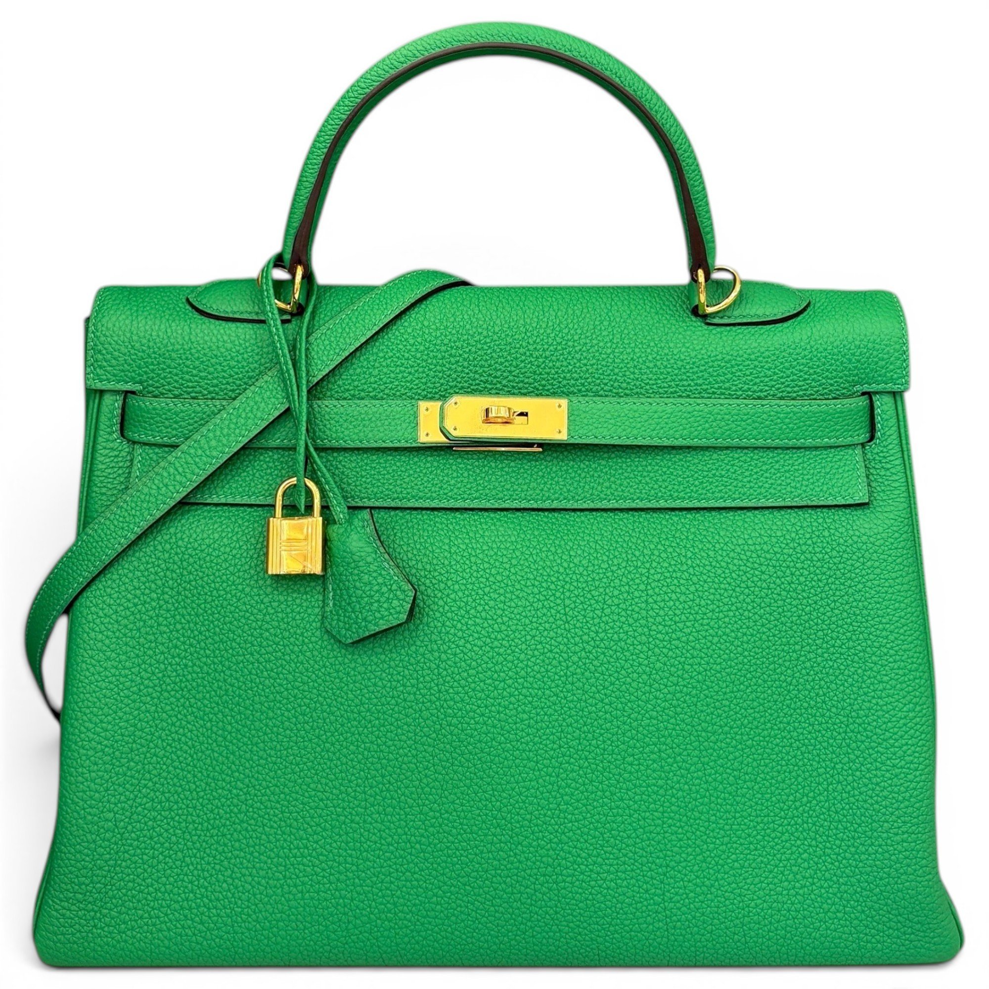 Kelly 35 leather handbag