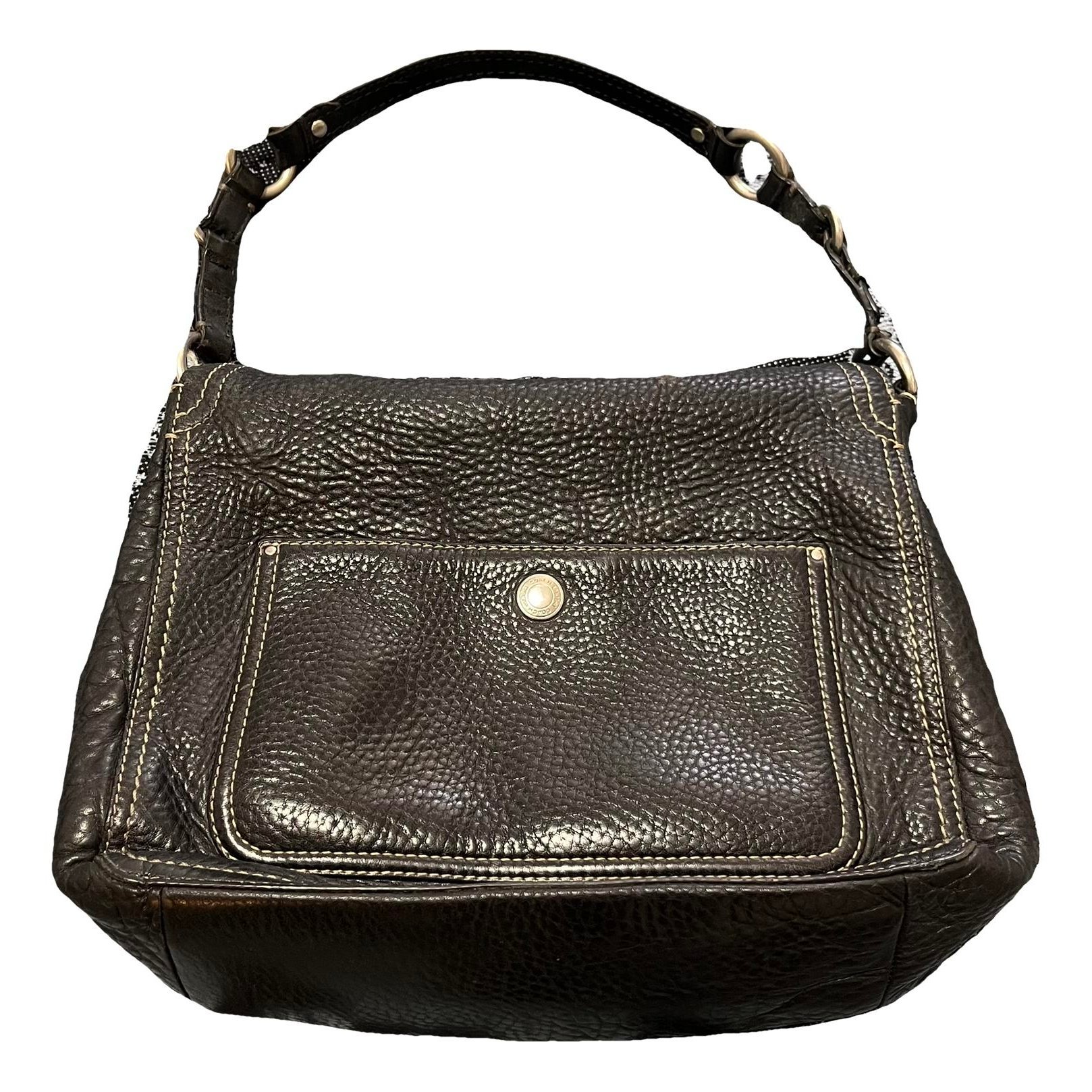 Leather handbag
