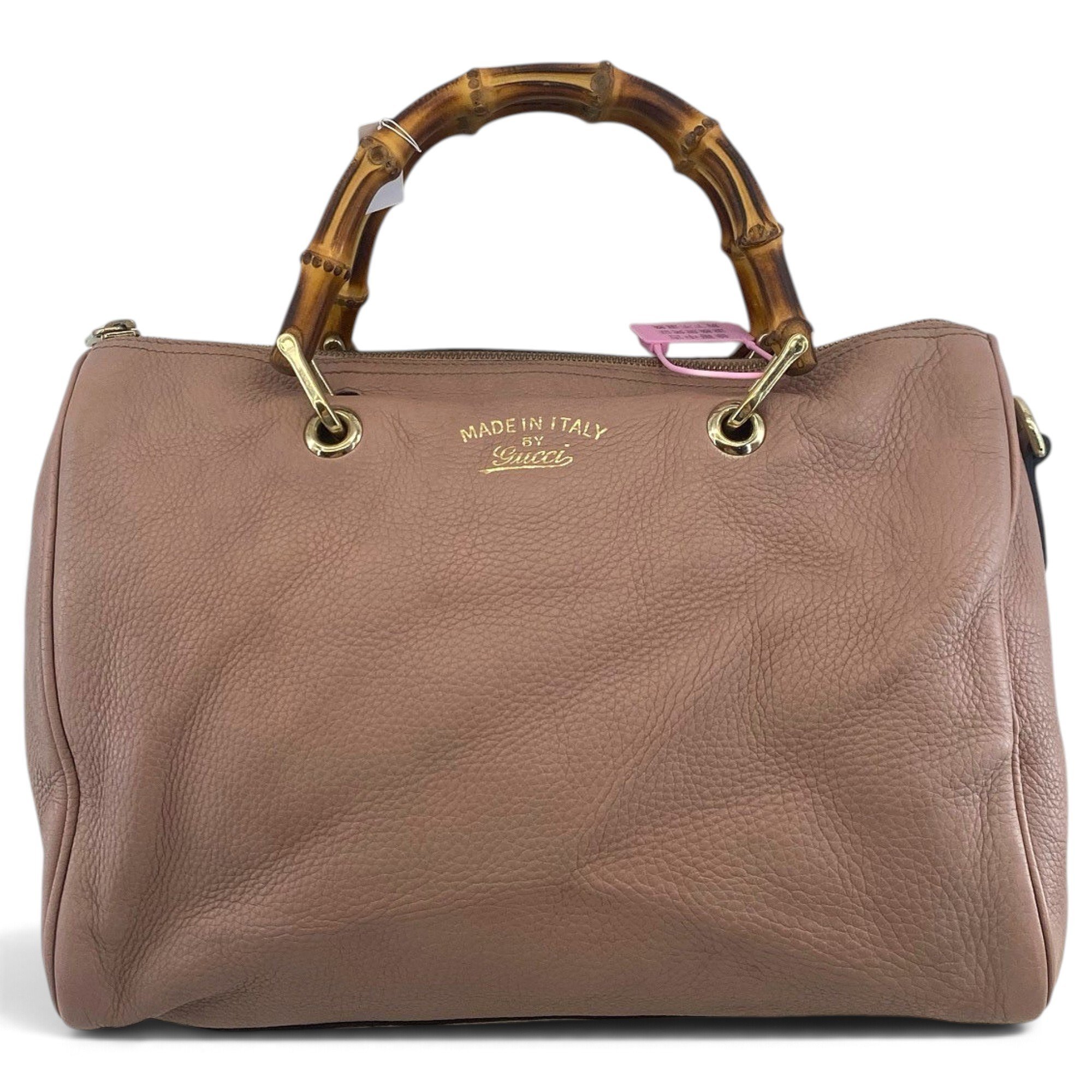 Leather bowling bag