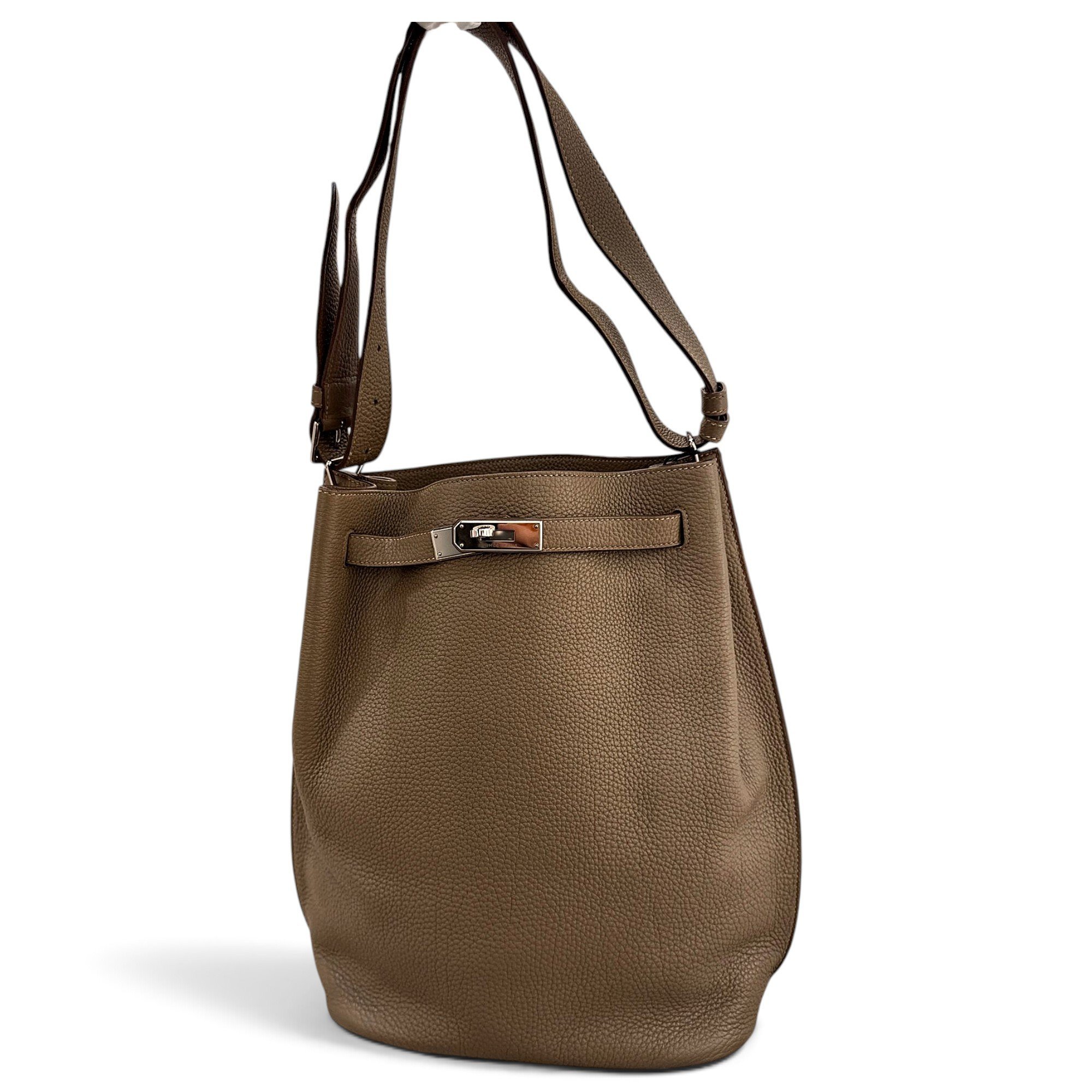 So Kelly leather handbag