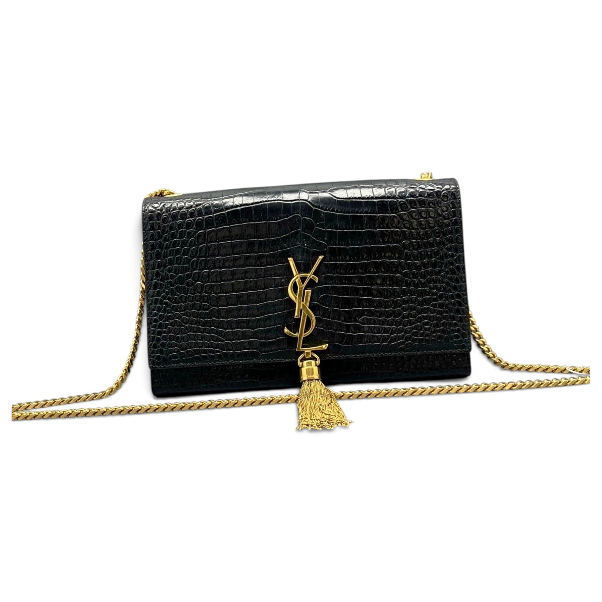 Pompom Kate leather handbag