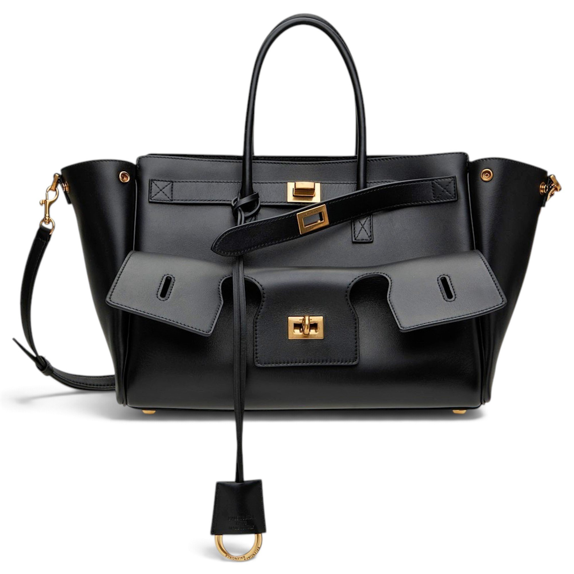 Balenciaga Carry All Bel Air leather crossbody bag
