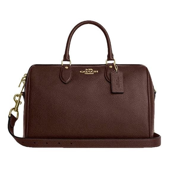 Leather satchel