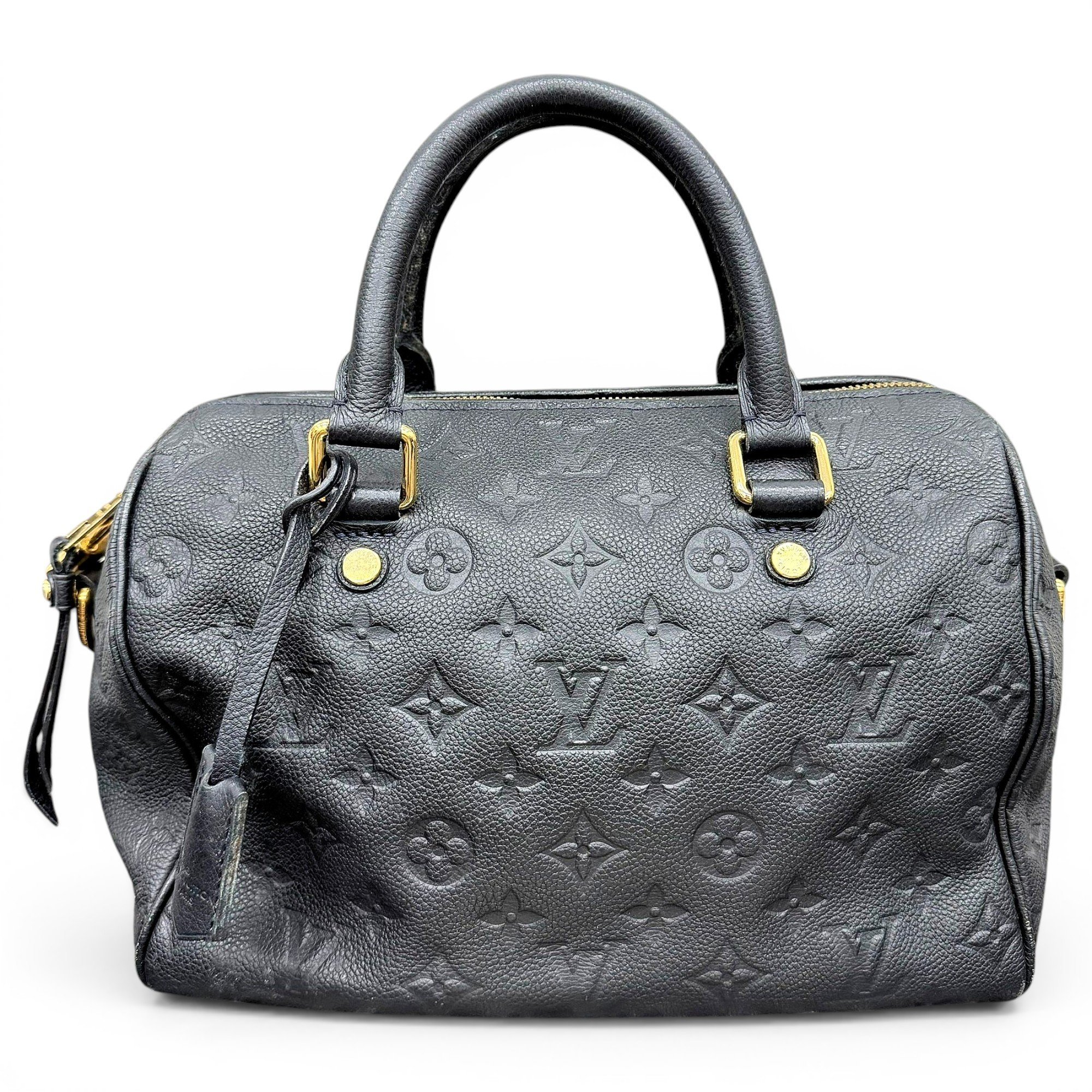 Speedy leather handbag