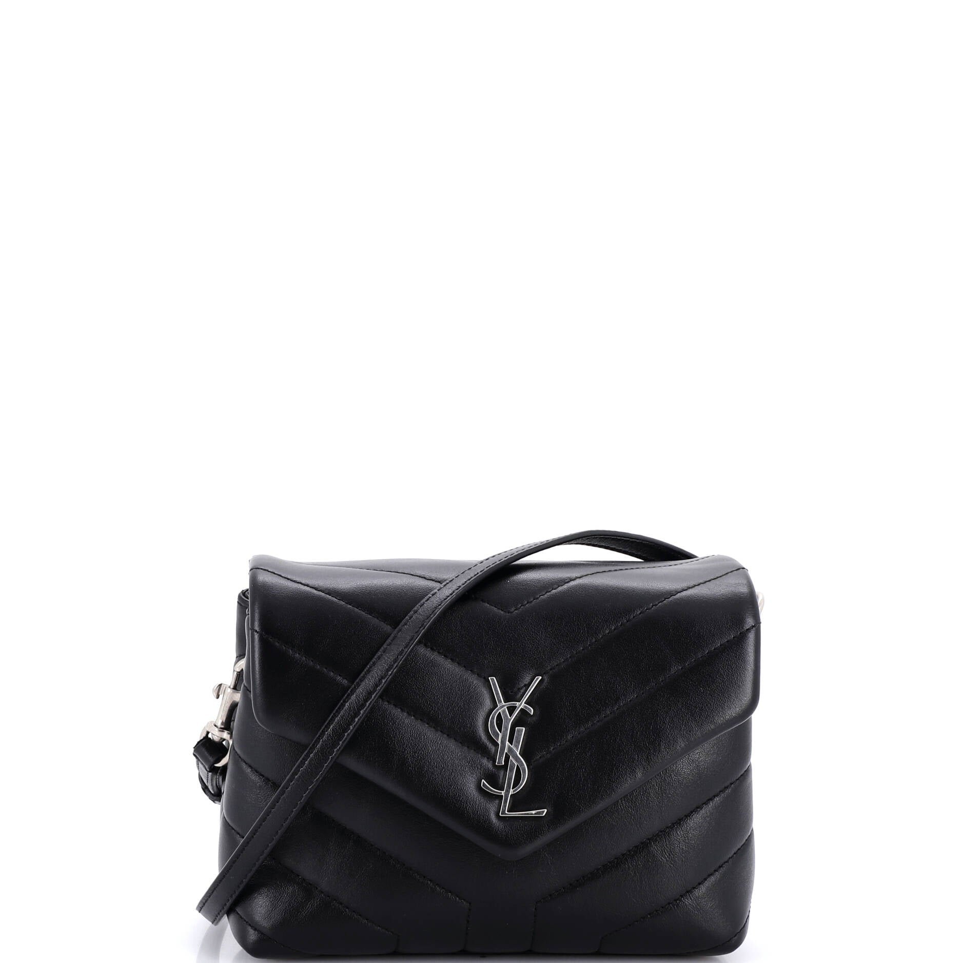 Loulou Shoulder Bag Matelasse Chevron Leather Toy