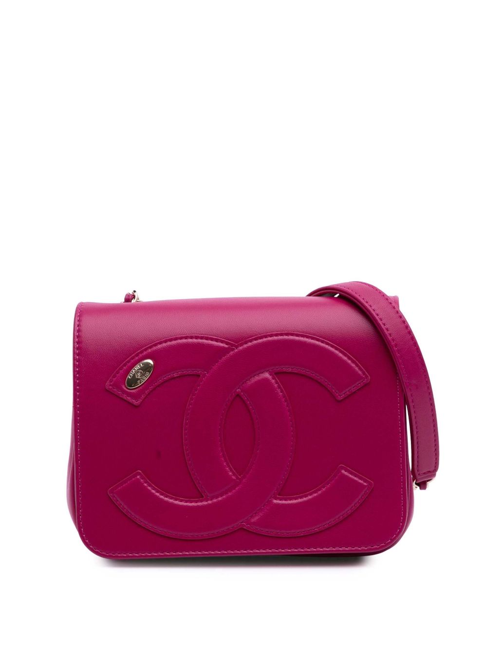 2019 Lambskin CC Mania Flap crossbody bag