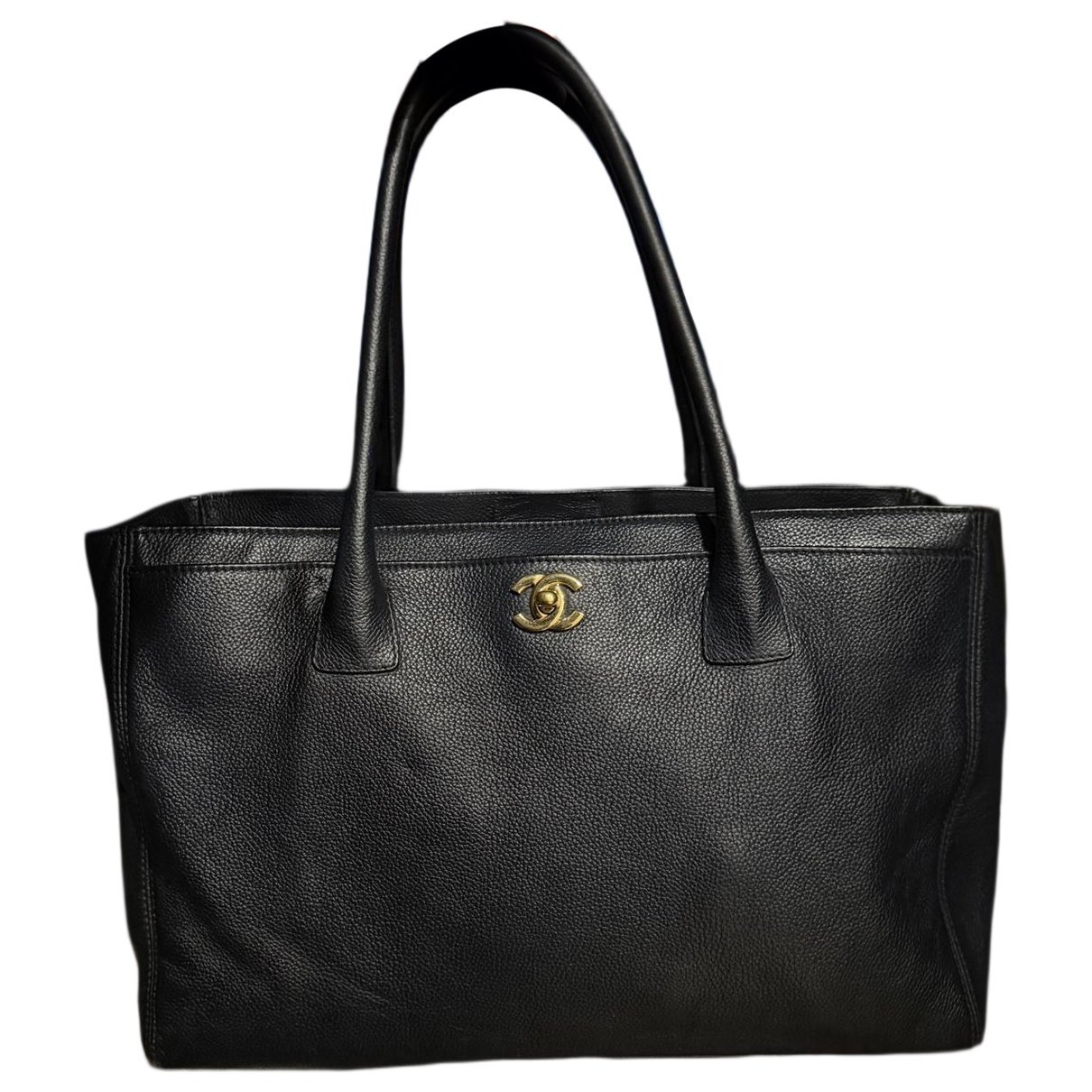 Executive leather tote