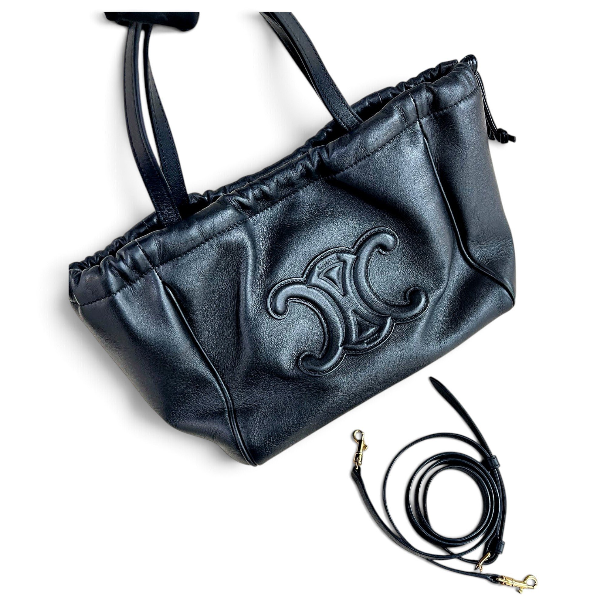 Leather tote