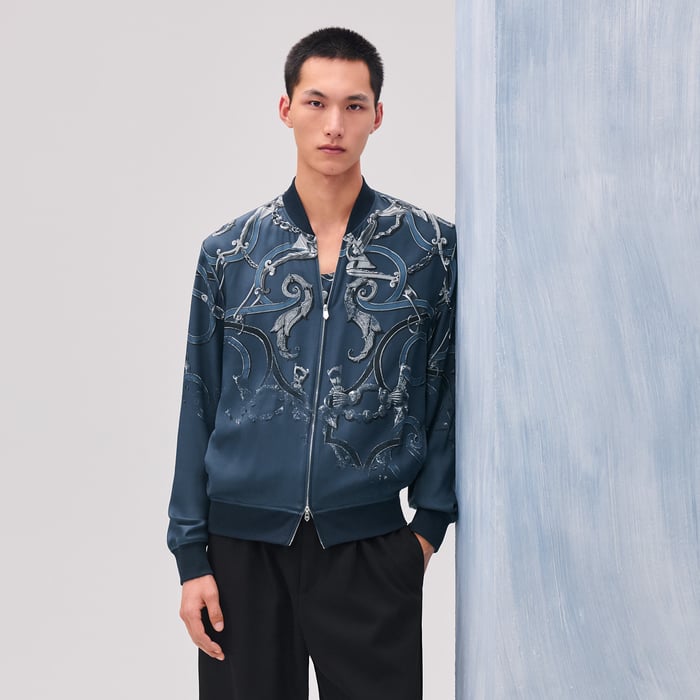 Océan "l'Instruction Du Roy Patine" Zipped Jacket Shirt