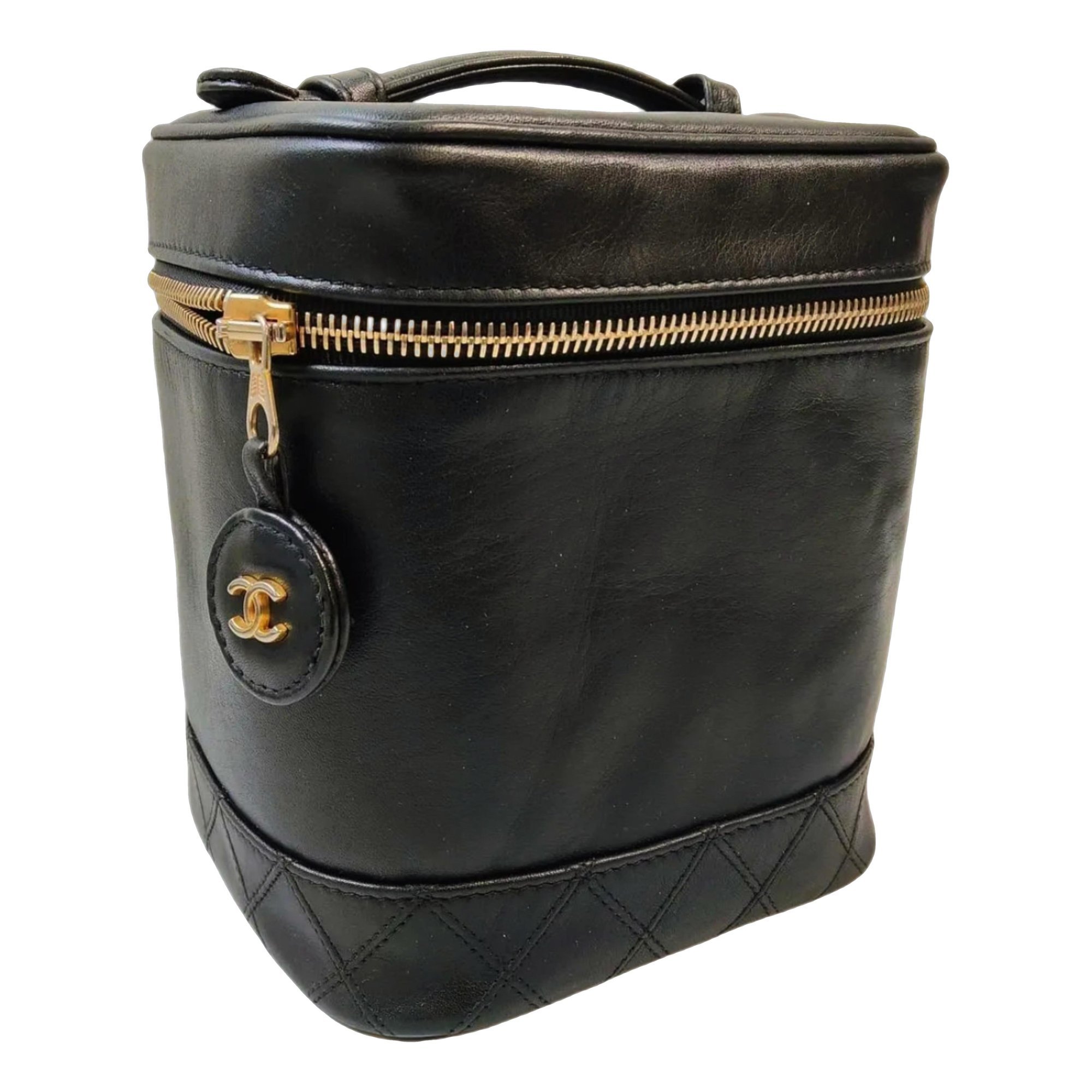 Trendy CC Vanity leather handbag