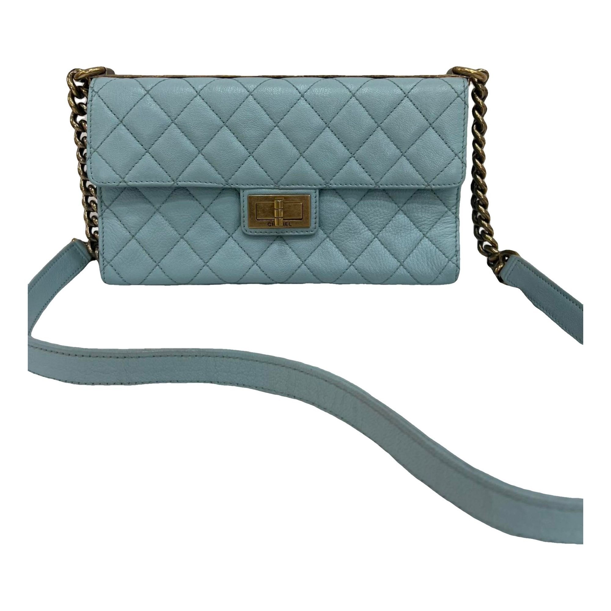 Trendy CC Flap leather handbag