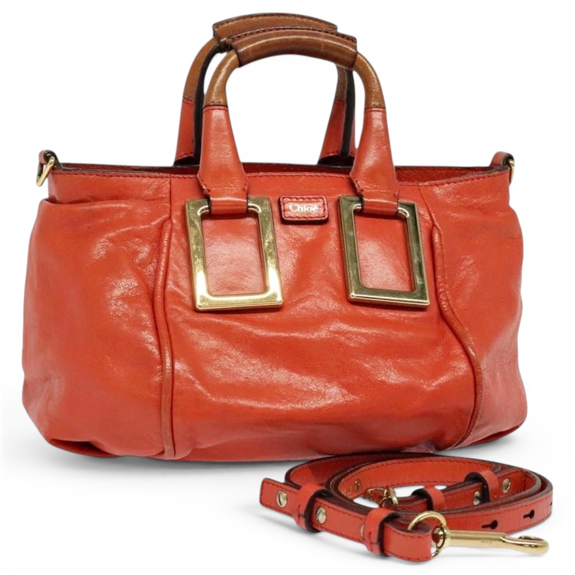 Leather handbag