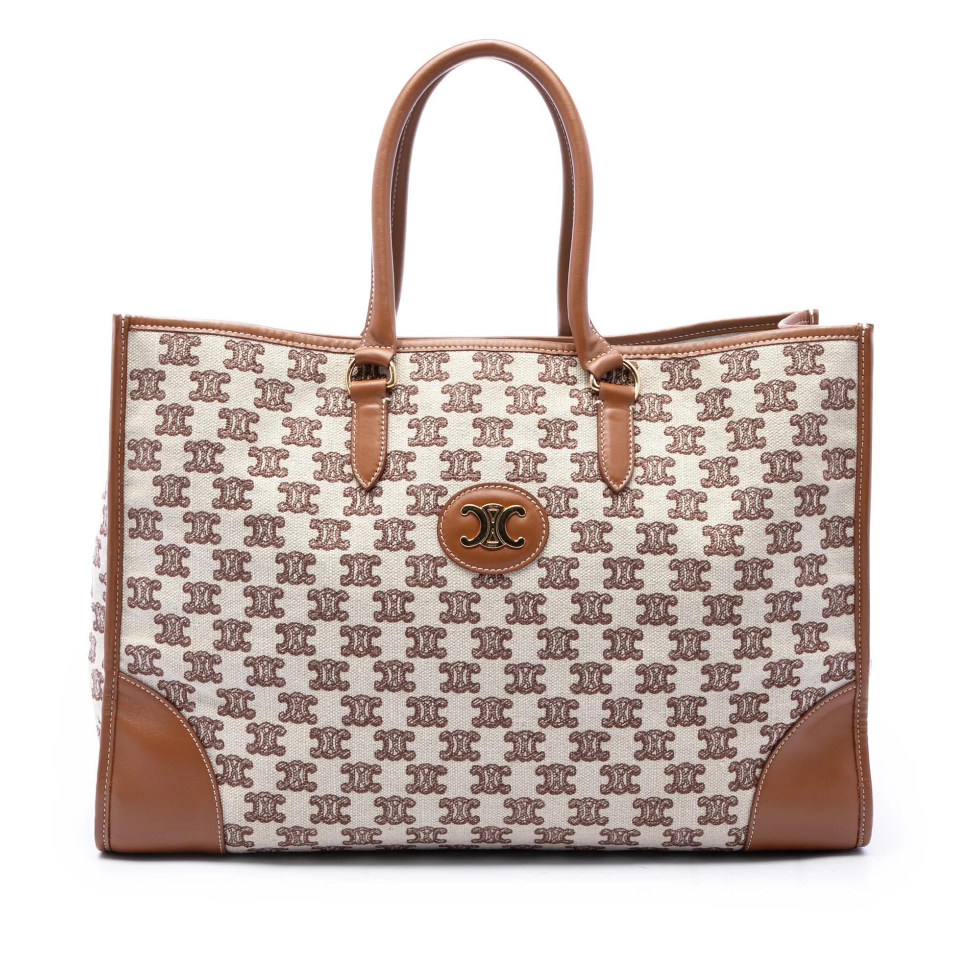 Triomphe cloth handbag