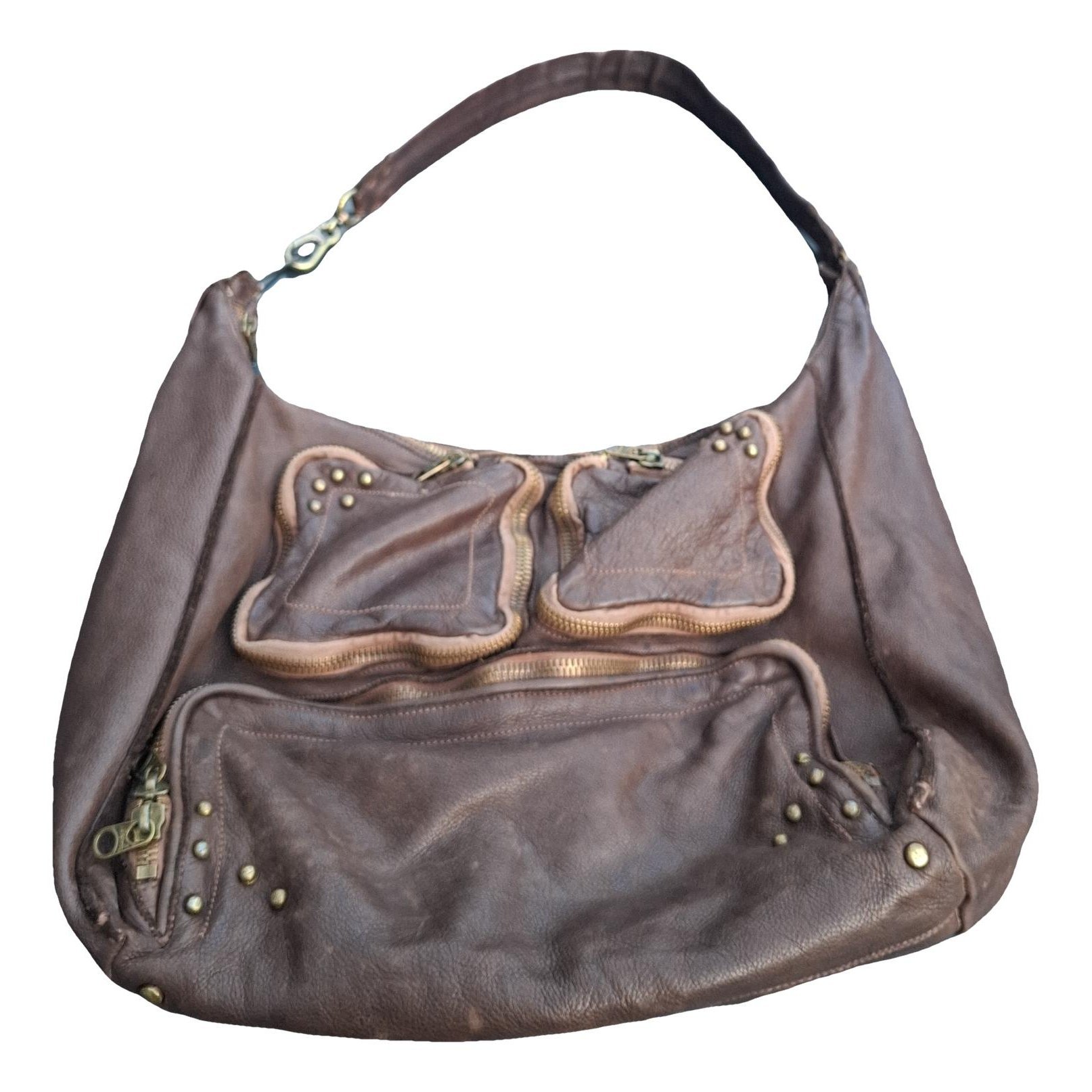 Leather crossbody bag