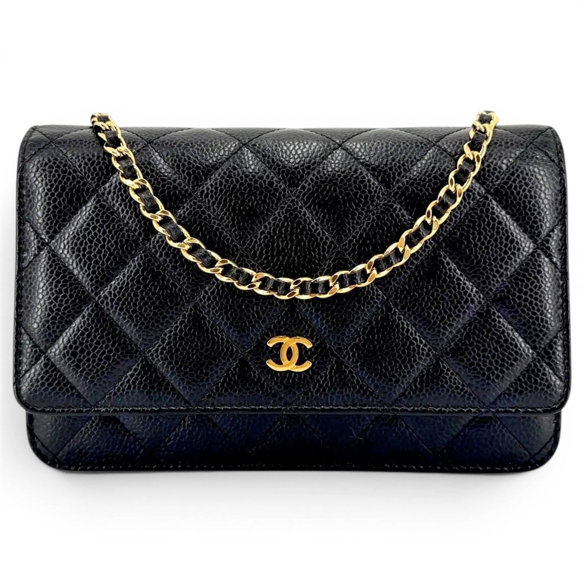 Wallet On Chain Timeless/Classique leather handbag