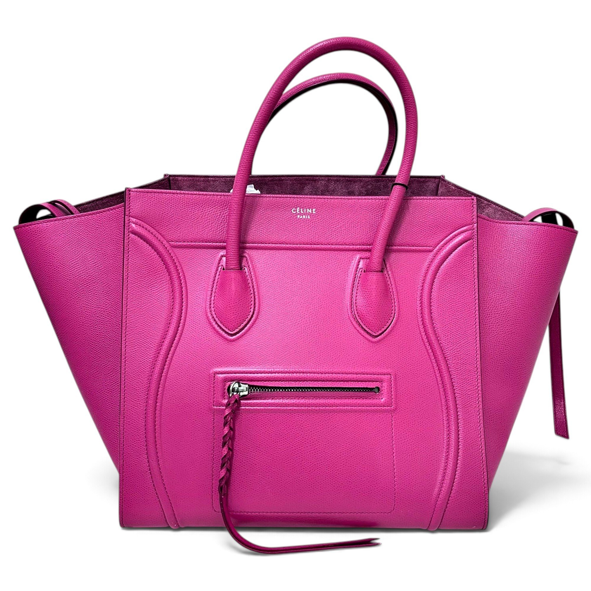 Celine Luggage Phantom leather tote