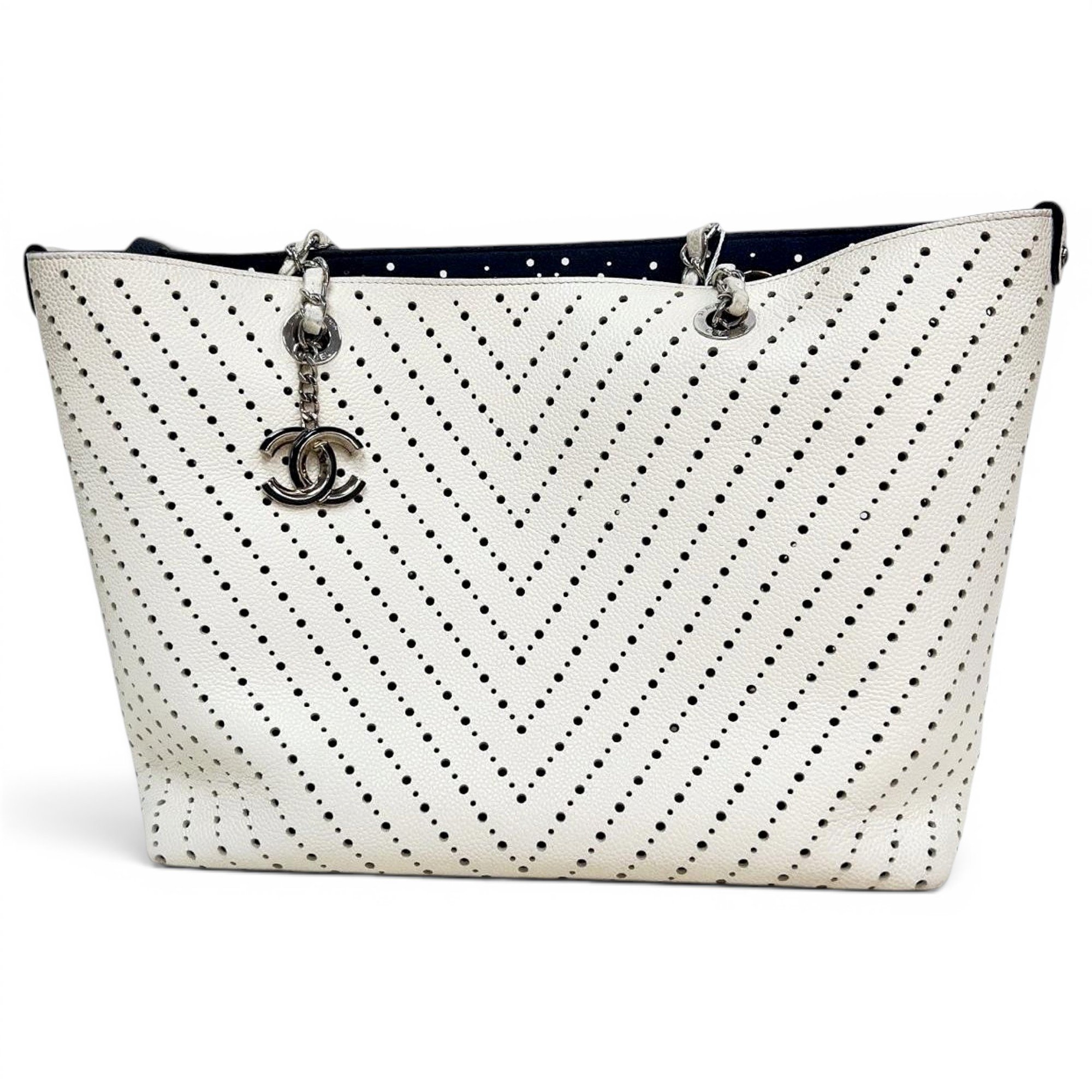 Petite Shopping Tote leather bag