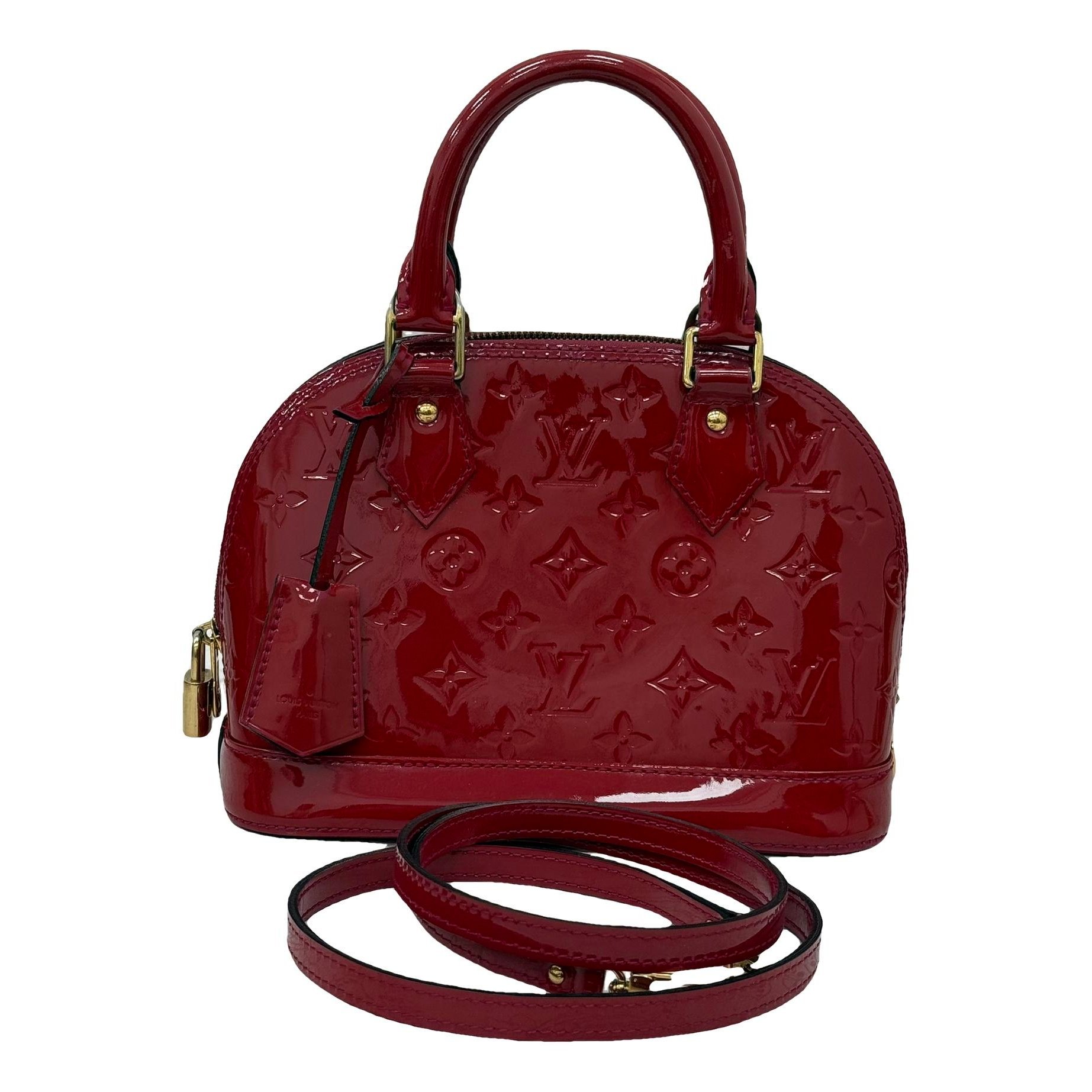 Alma BB patent leather handbag