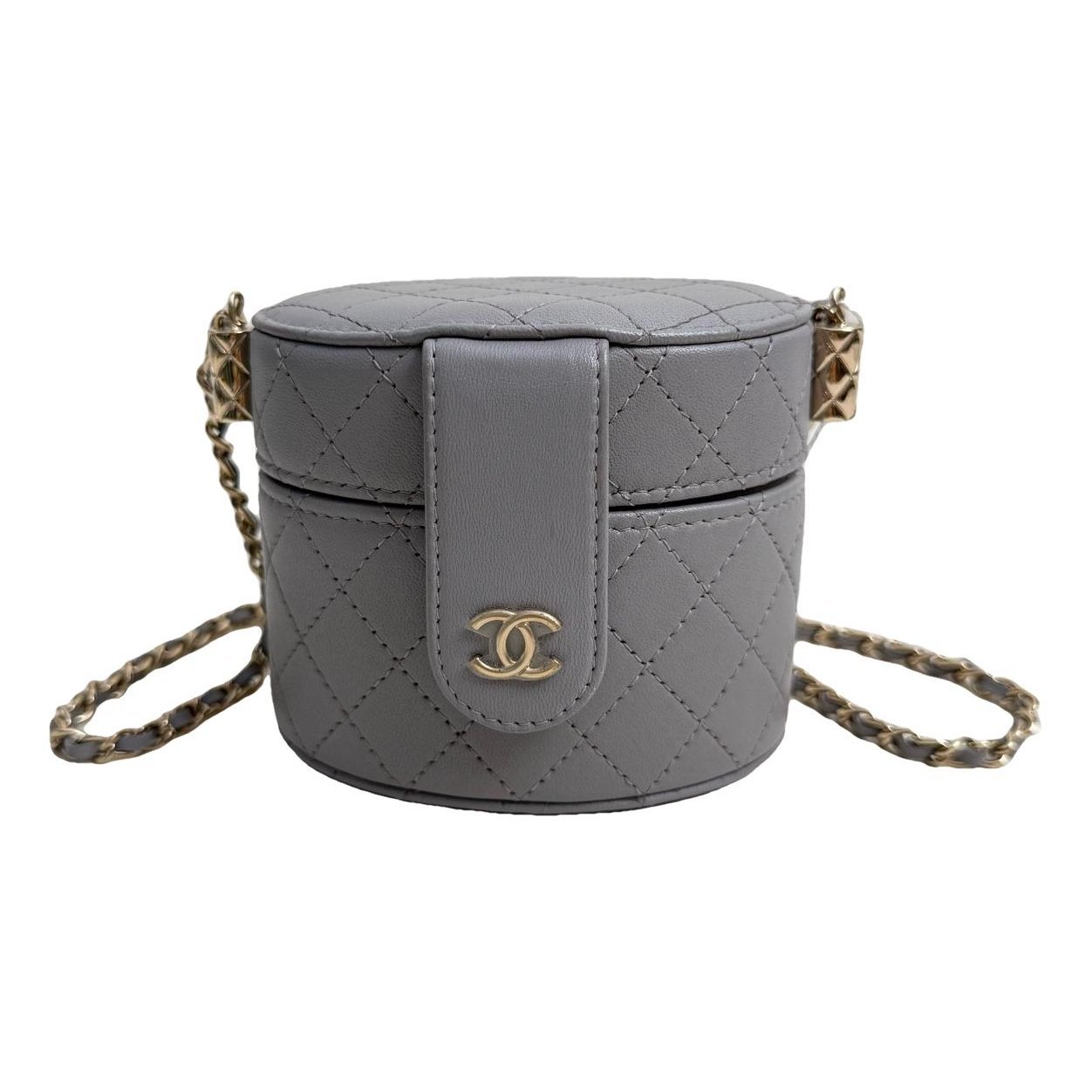 Trendy CC Vanity leather handbag