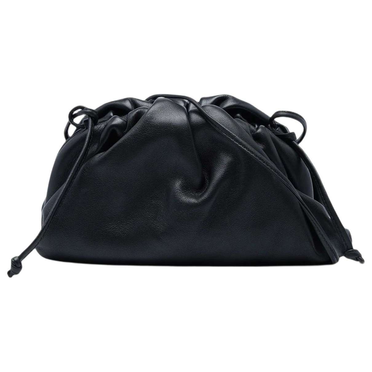 Pouch leather crossbody bag