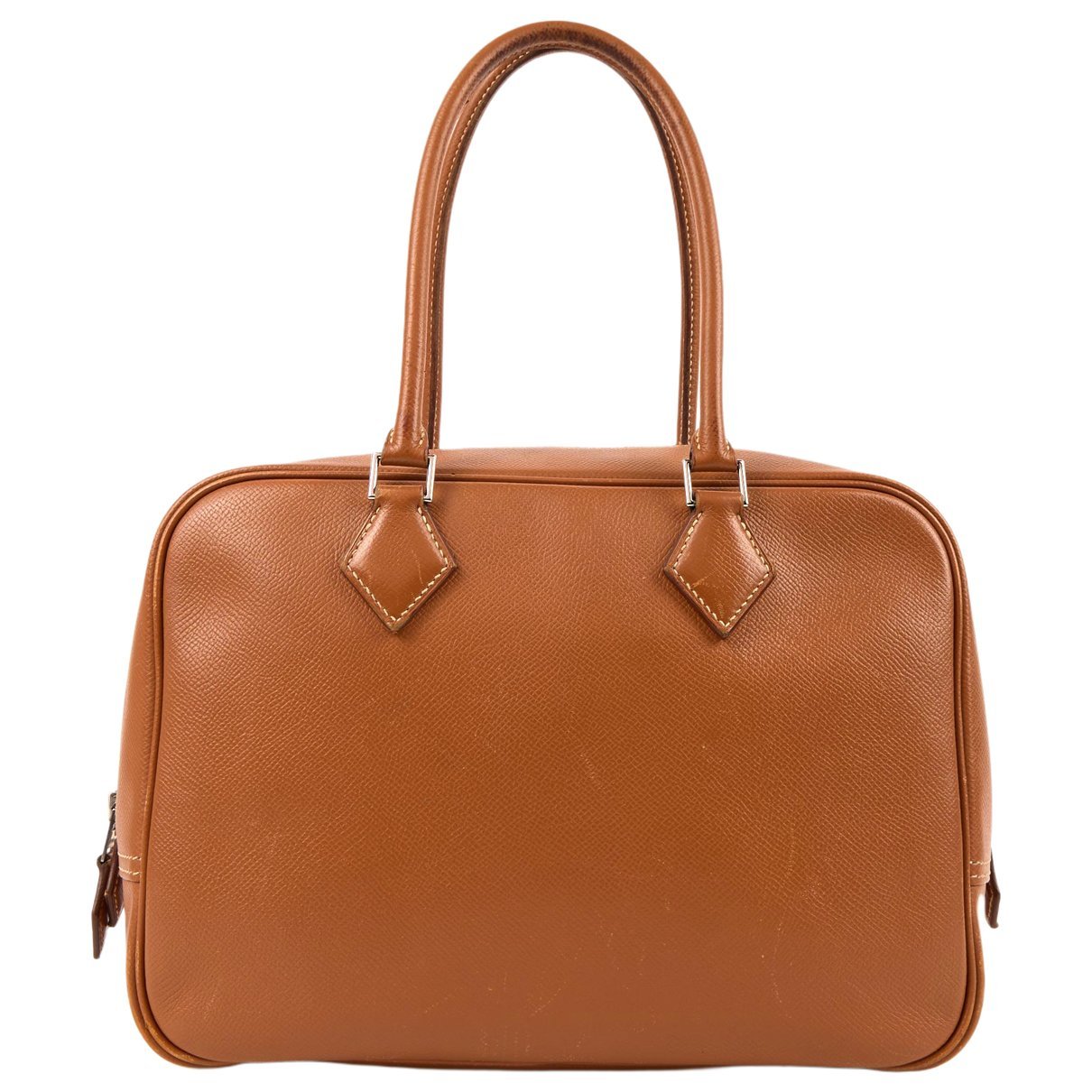 Plume leather handbag