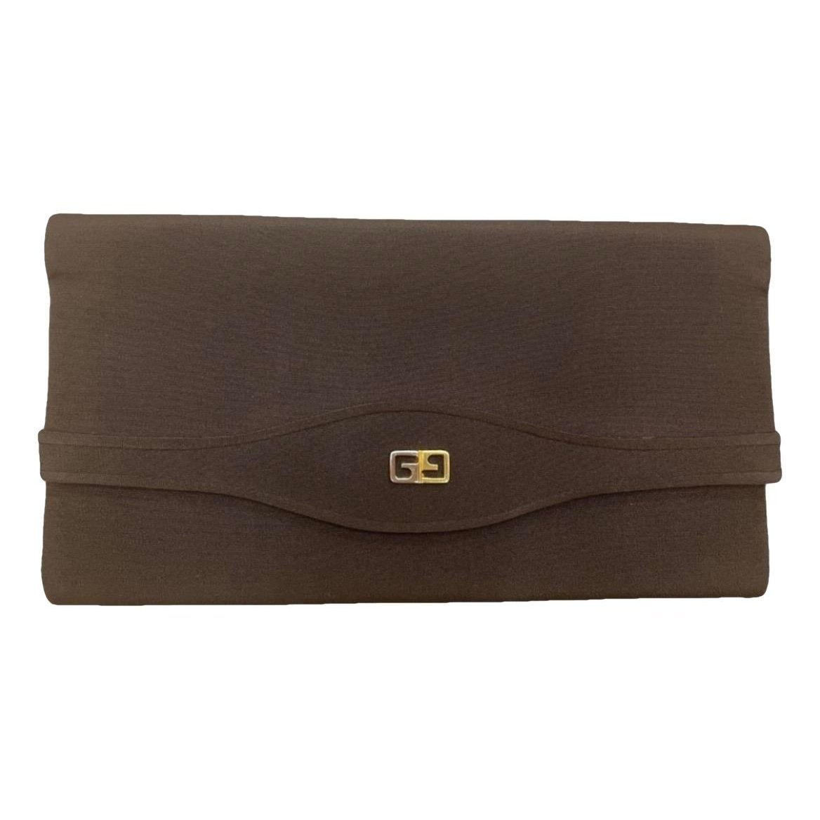 Silk clutch bag