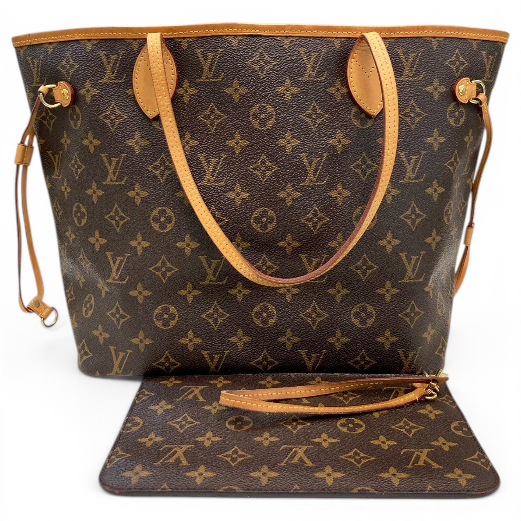 Neverfull leather tote