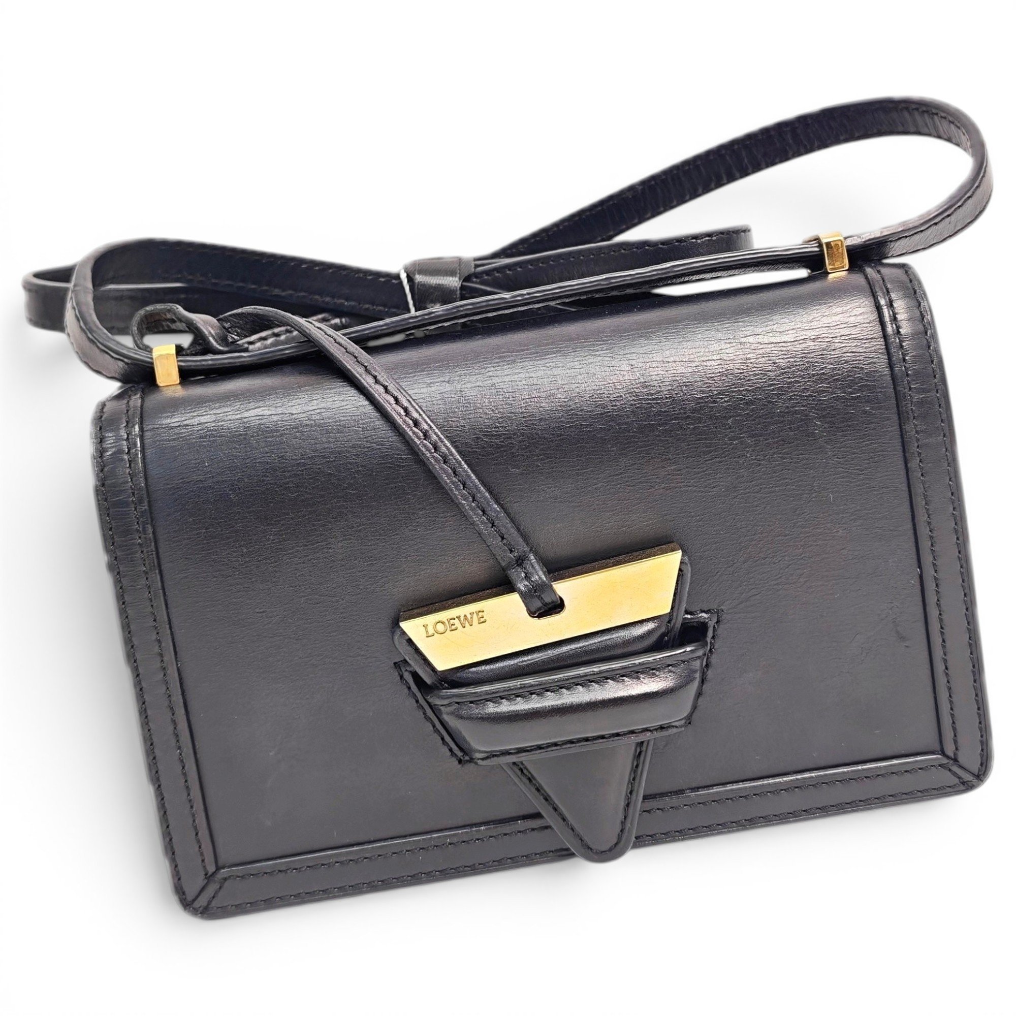 Barcelona leather handbag