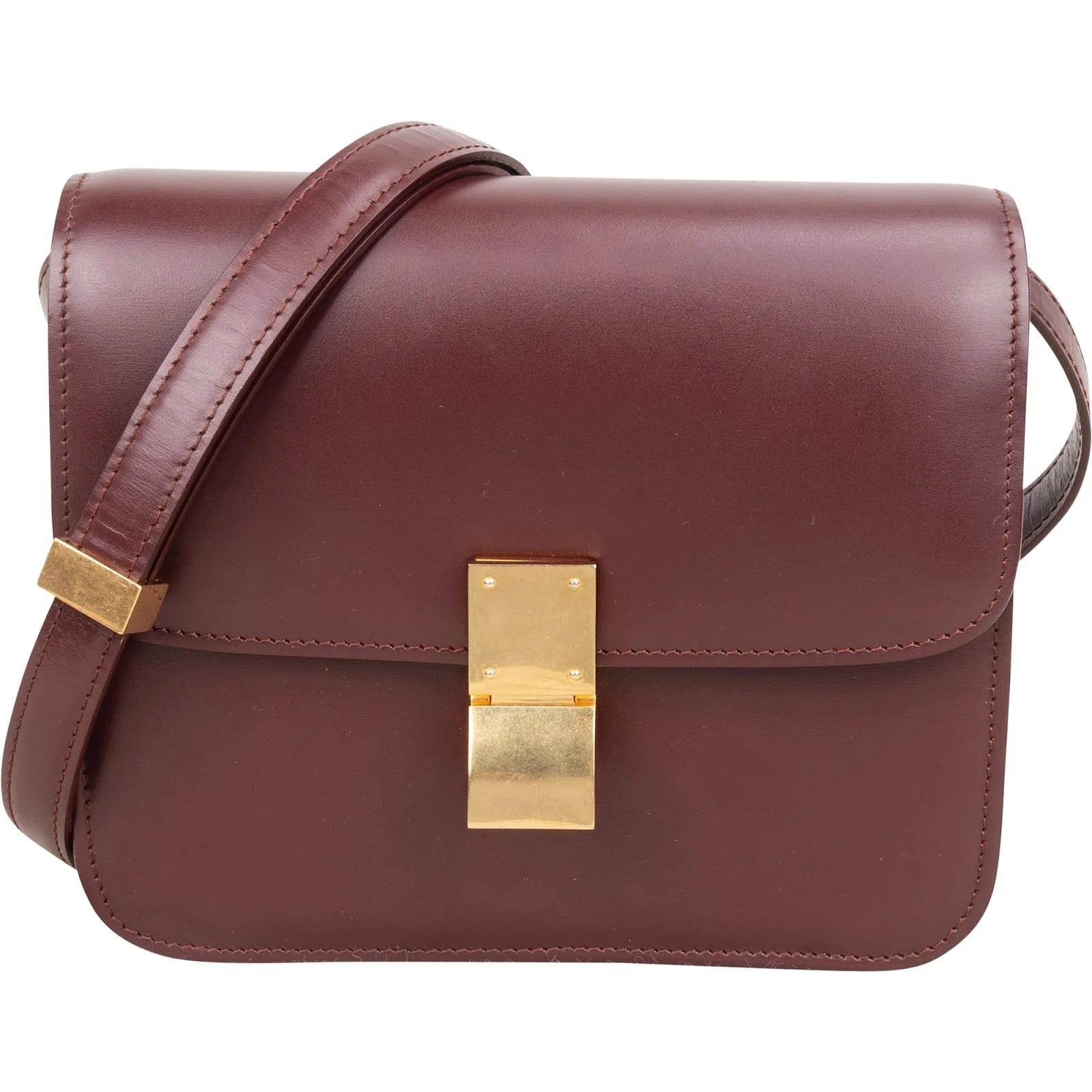 Classic leather crossbody bag