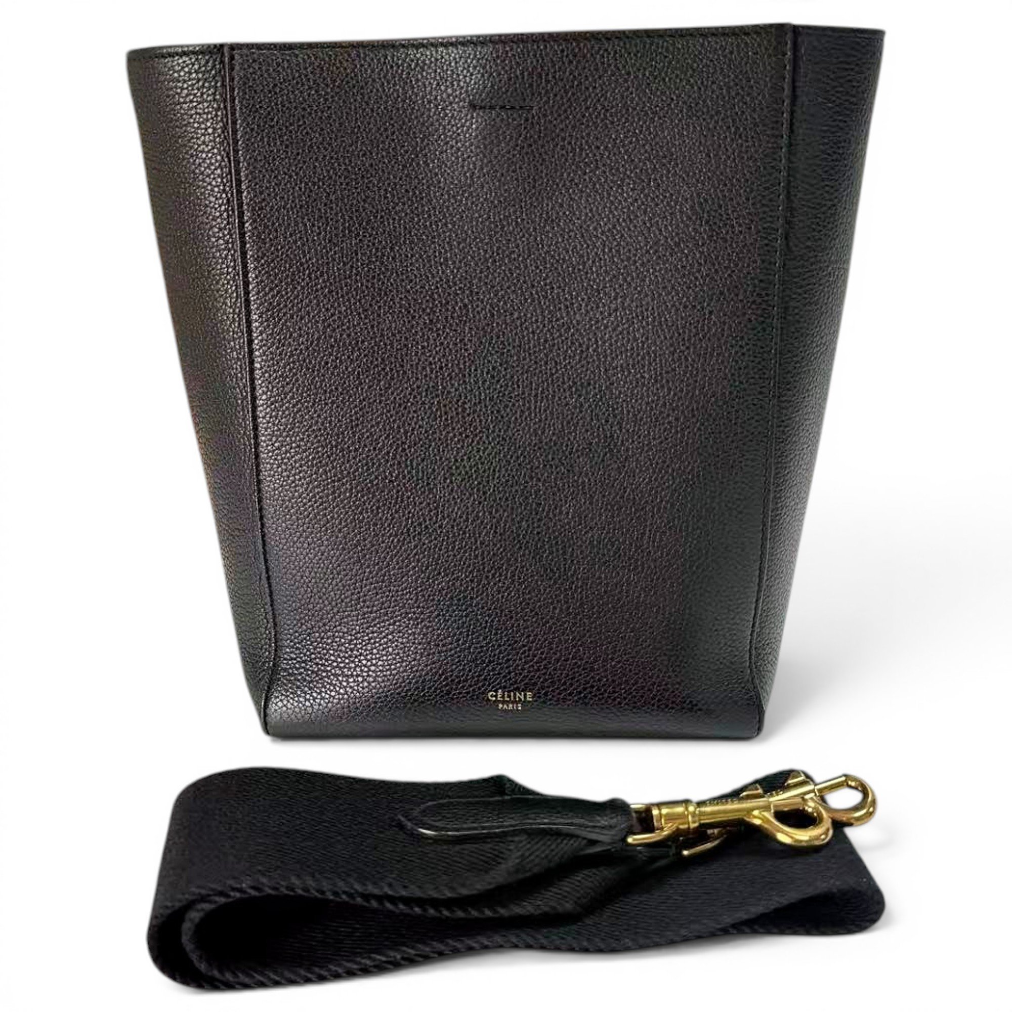 Celine Seau Sangle leather tote