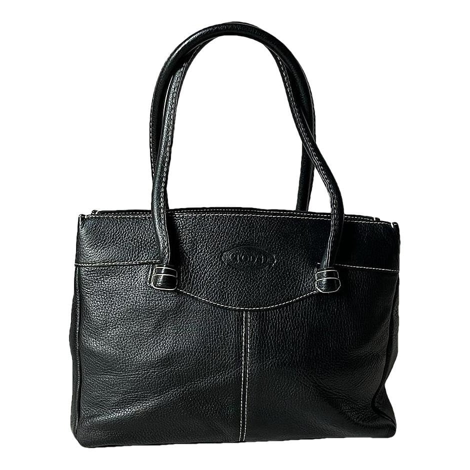 Leather tote