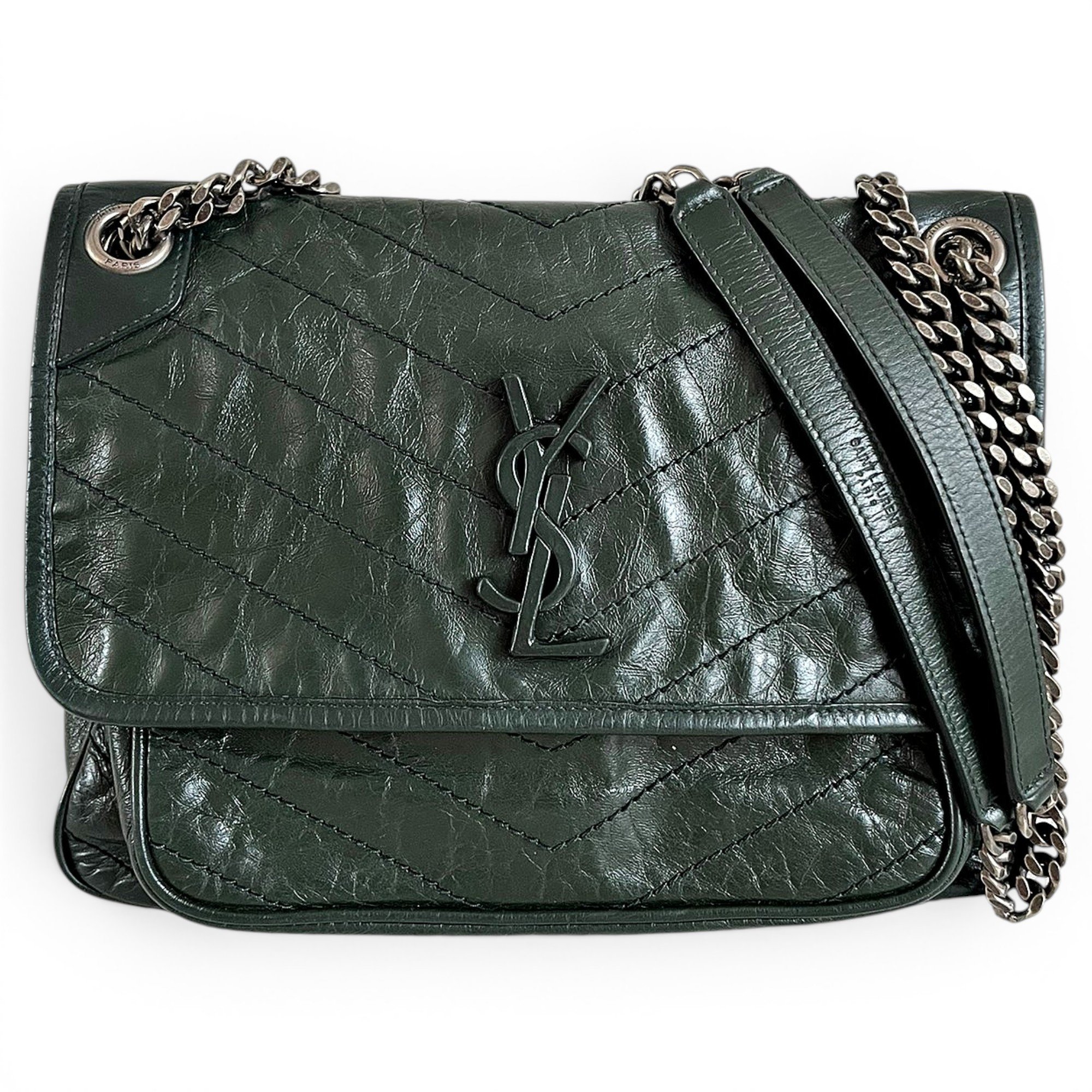 Niki leather crossbody bag