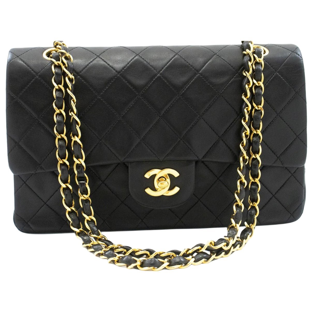 Trendy CC Flap leather crossbody bag