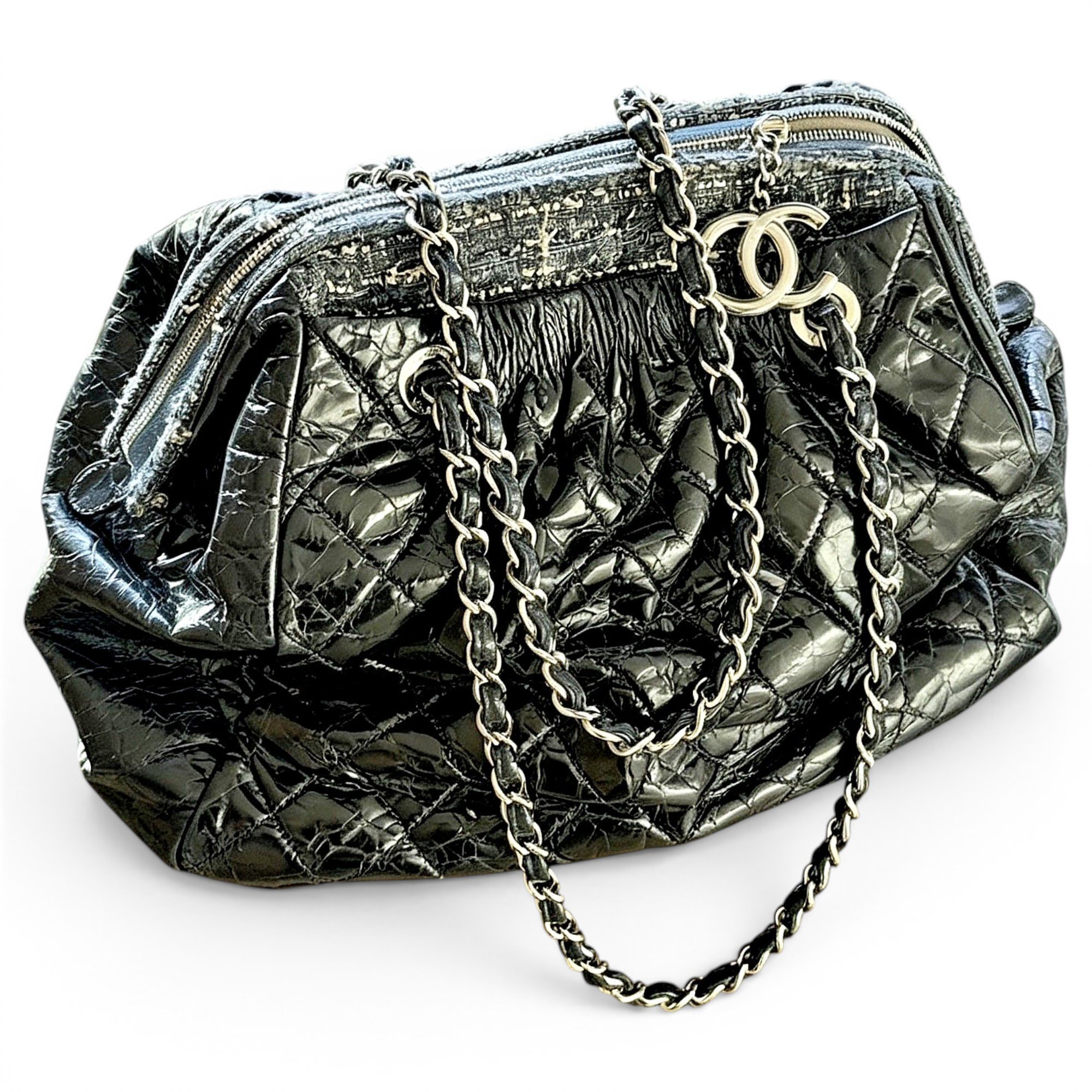 Paris-Biarritz leather crossbody bag
