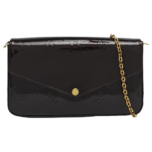 Félicie patent leather handbag