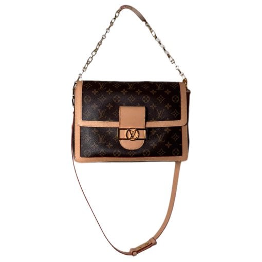 Dauphine leather handbag